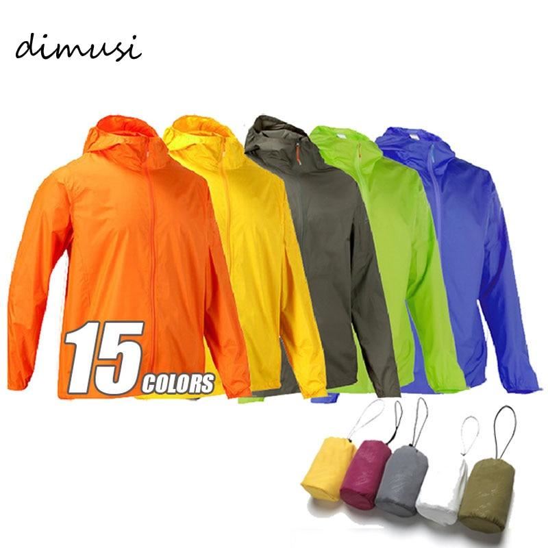 DIMUSI  Men's Brand Quick Dry Skin Coat Sunscreen Waterproof UV Women thin Army