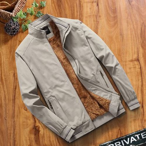 DIMUSI Fleece Jackets Mens Pilot Bomber Jacket Warm Male Fashion Baseball Hip Ho