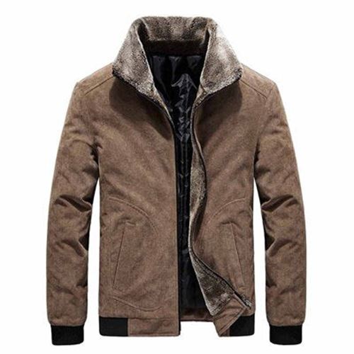 DIMUSI Winter Men's Bomber Jackets Casual Male Fur Collar Windbreaker Jacket Men