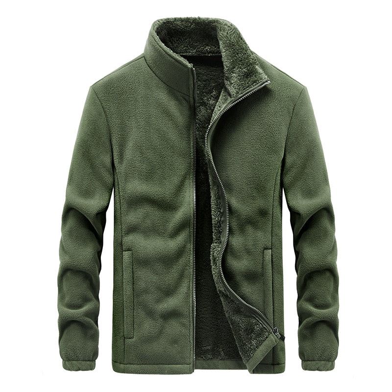 Men 2021 New Winter Fleece Jacket Parka Coat Men Spring Casual Tactical Army Out