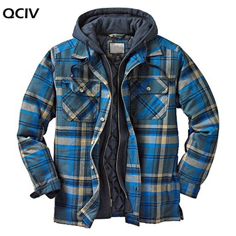 Explosive Men's Clothing European American Autumn and Winter Models Thick Cotton