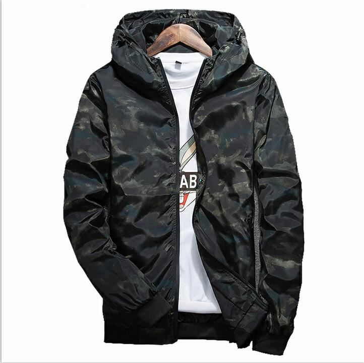 2020 Spring Autumn Hip Hop Windbreaker Jackets Men Japanese Streetwear Hooded Ja