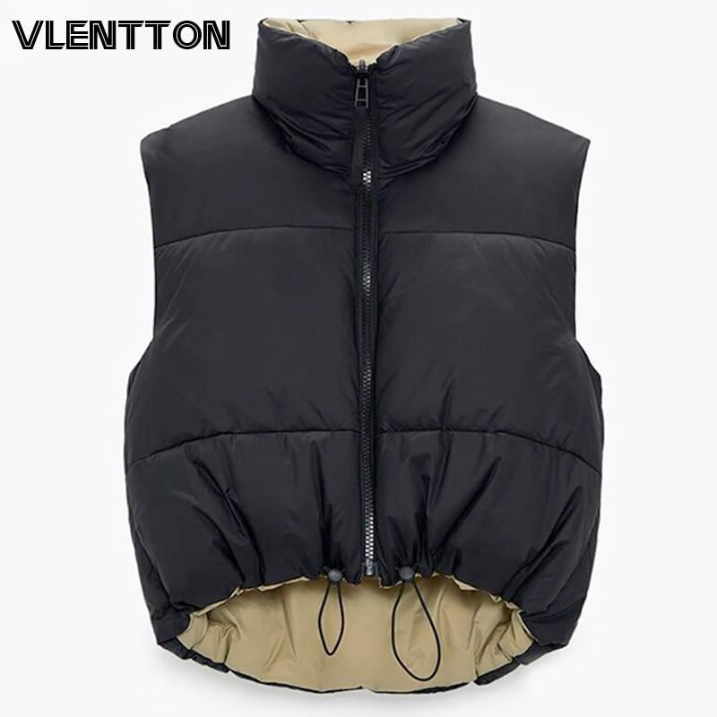 2021 Autumn Winter Women Fashion Double-Sided Jacket Coat Vintage Black Warm Sle