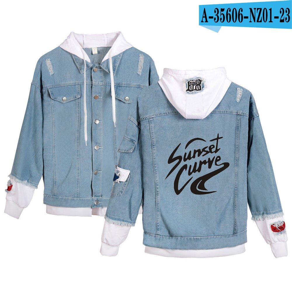 Julie and the Phantoms Jacket Female Fake Two Piece Denim Jackets Women Long Sle