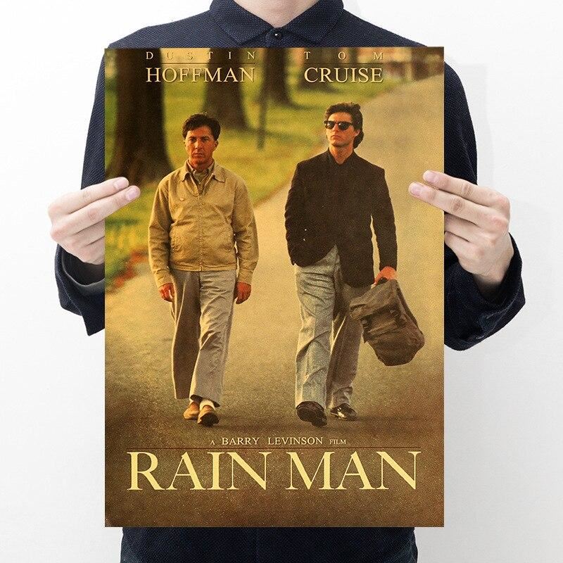 Classic Movies Rain Man Kraft Paper Poster Home Decoration Painting Wall Sticker