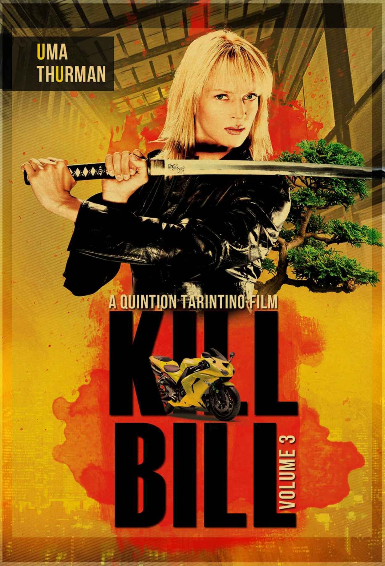 Vintage Poster classic movie Pulp Fiction / Kill Bill/Fight Club poster Retro 12x16