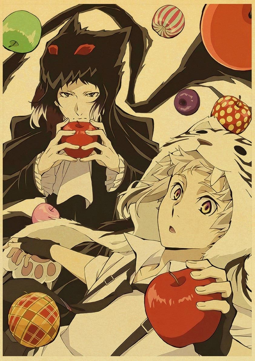 Anime Bungo Stray Dogs Poster Wall Decor Art Print Manga Decor Live Room Bedroom 12x16