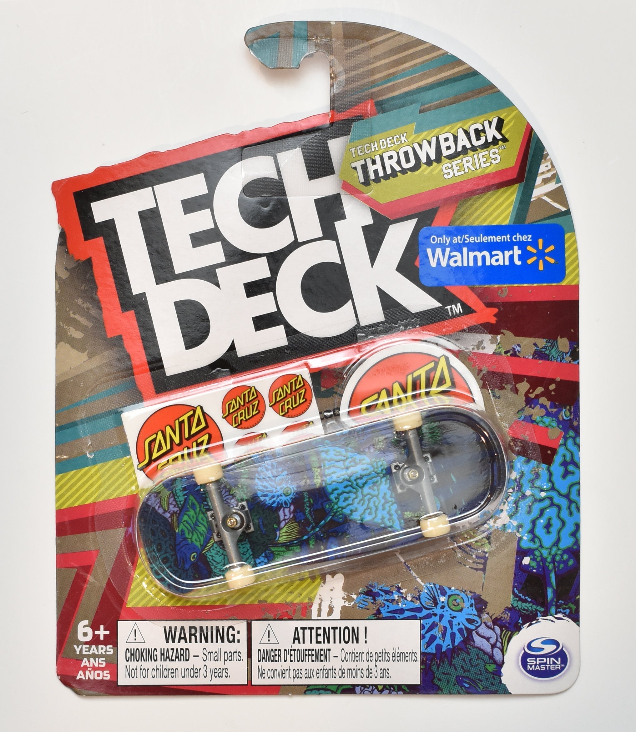 Tech Deck Walmart Throwback Series Spin Master Santa Cruz Common 2022