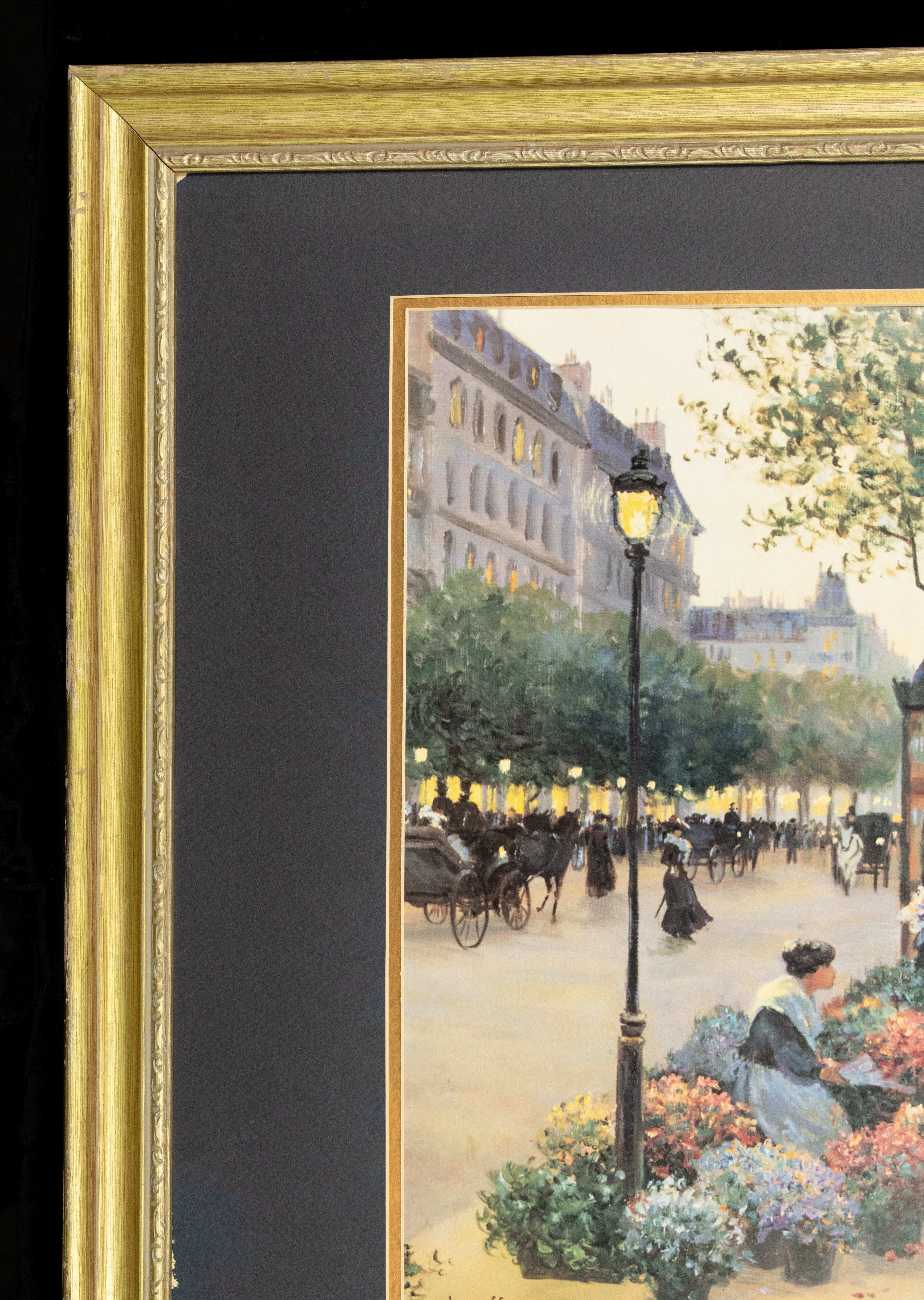 Evening Out by Christa Kieffer Framed Original Limited Print 40x28 USED