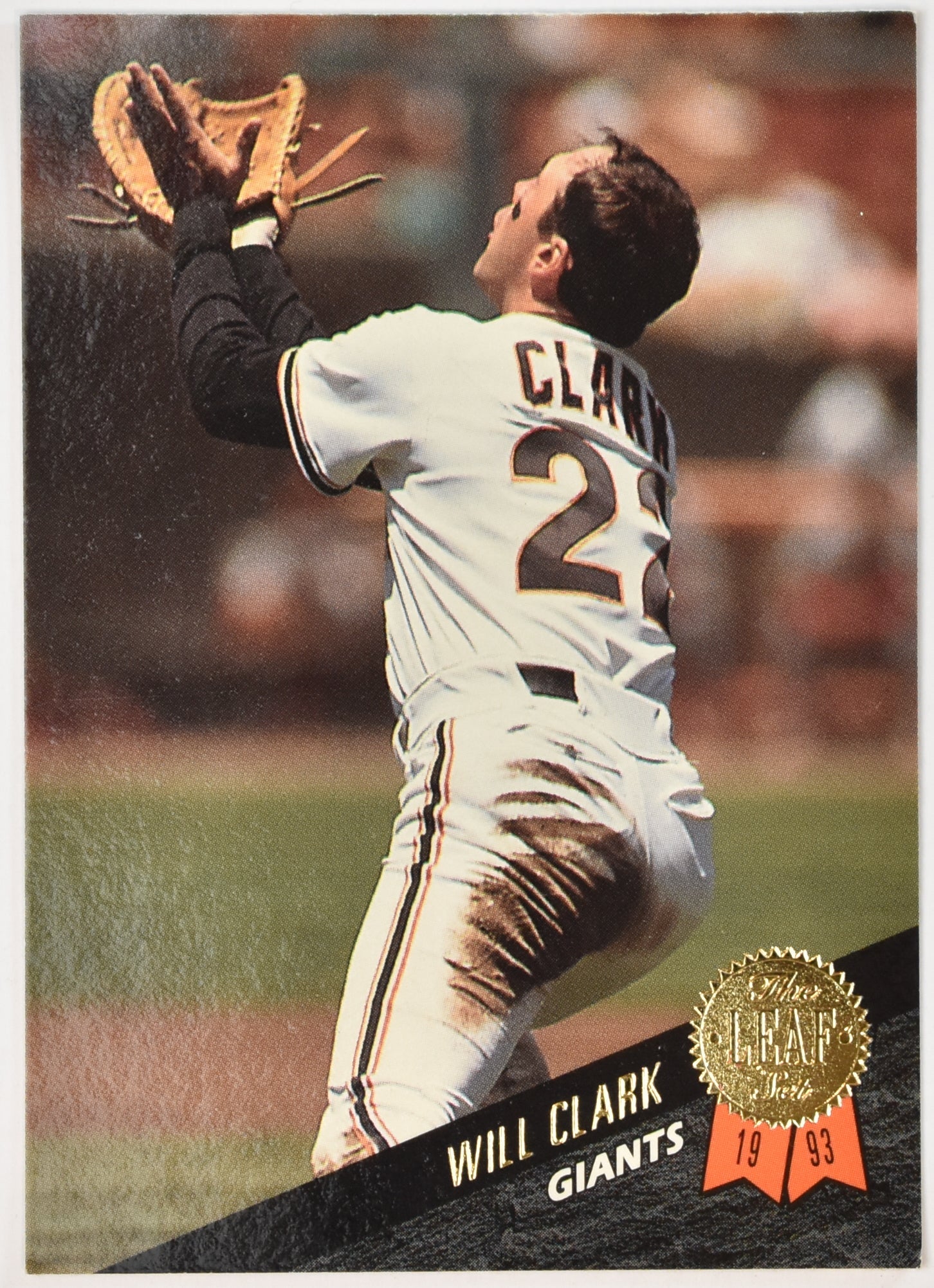 Will Clark 247 93 The Leaf Set Baseball Card