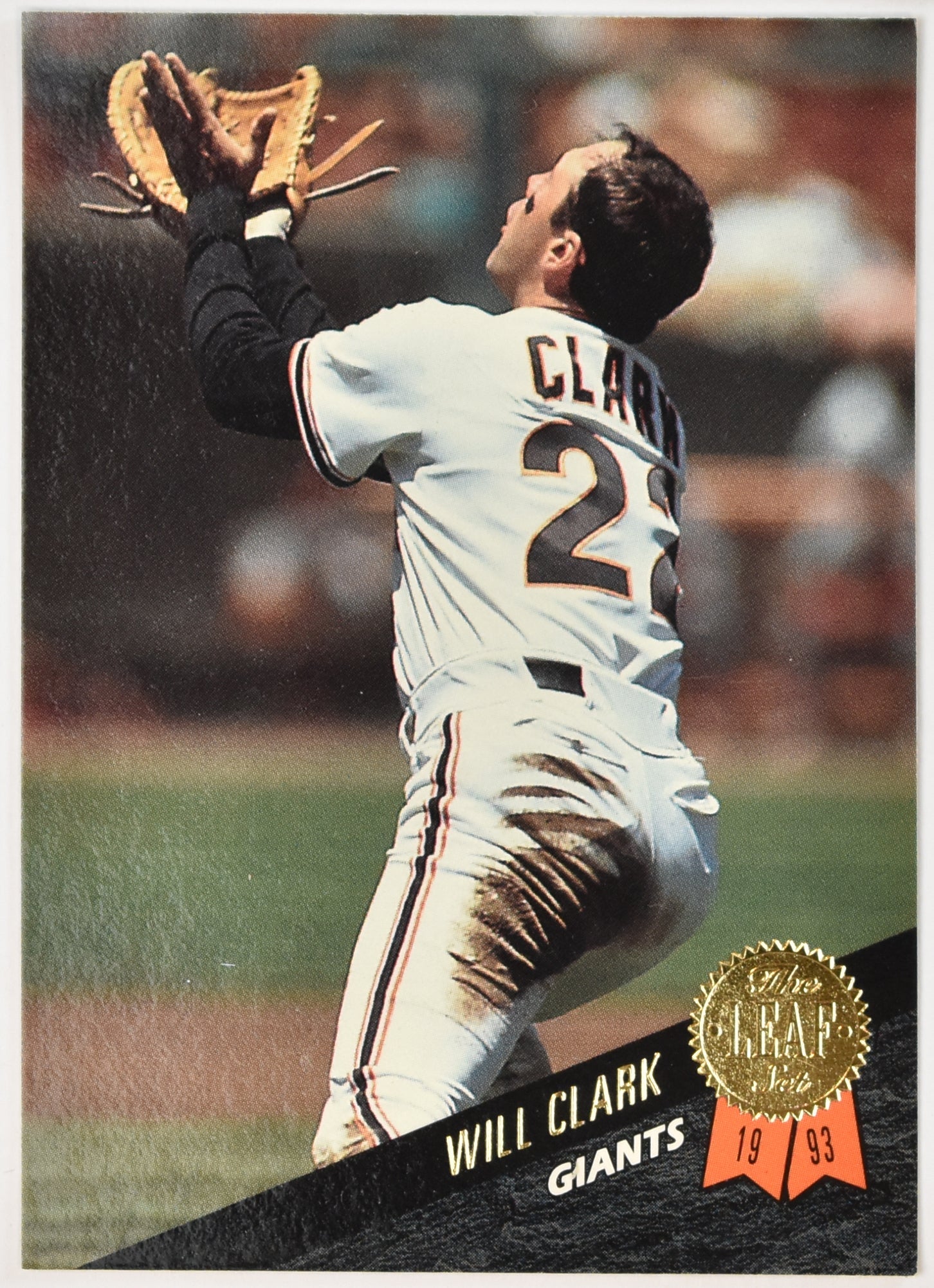 Will Clark 247 1993 The Leaf Set Baseball Card