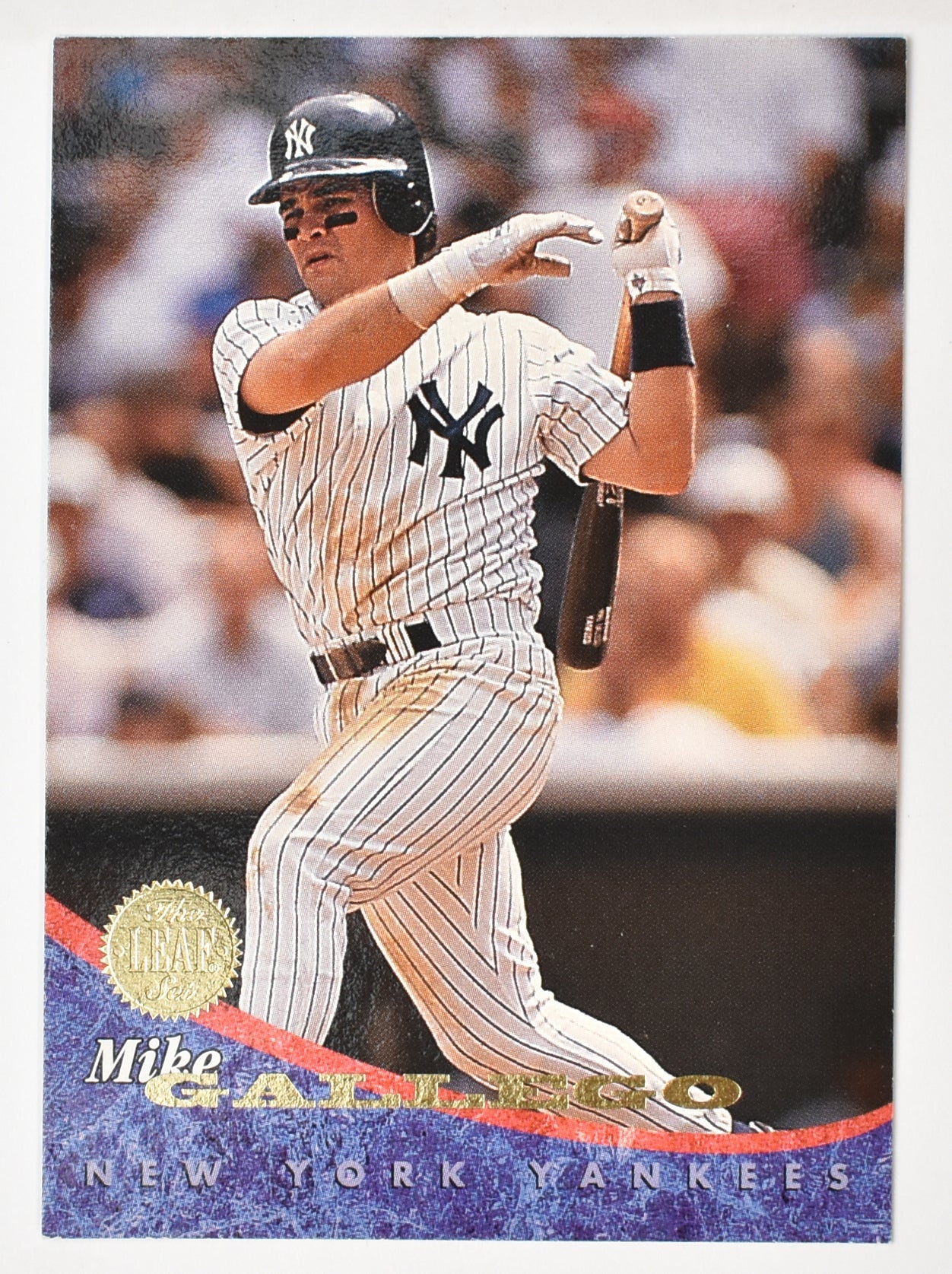 Mike Gallego 136 New York Yankees Leaf Set 94 Baseball Card