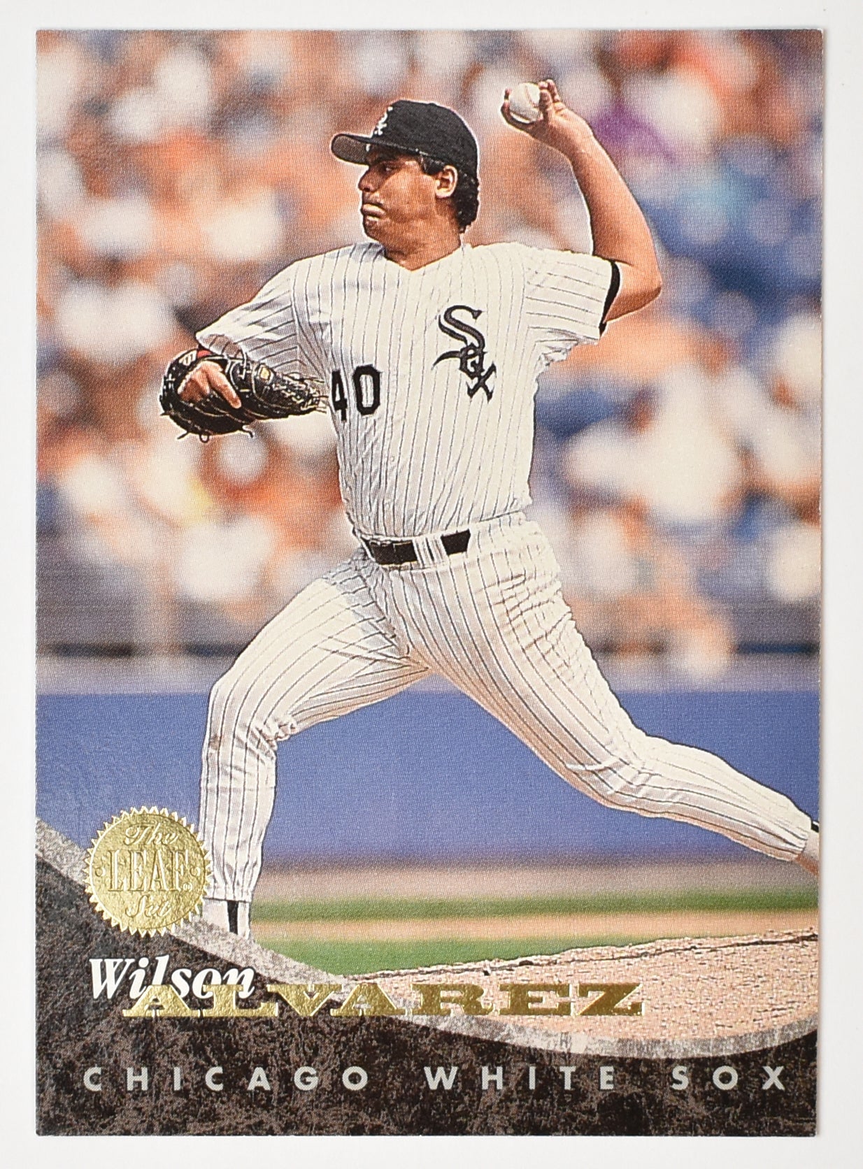 Wilson Alvarez 71 Chicago White Sox Leaf Set 1994 Baseball