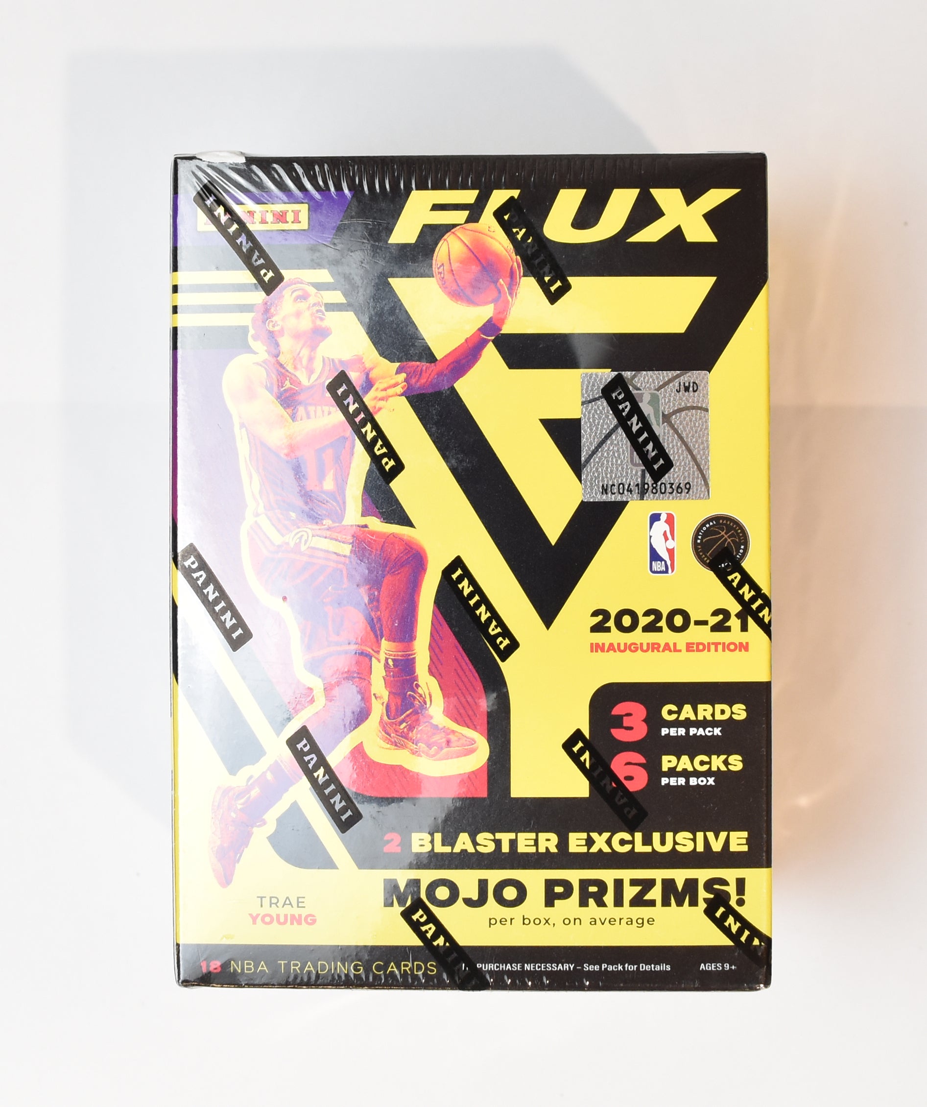 2020-21 Panini Flux Inaugural NBA Sealed 6 Pack Blaster Box Mojo Prizms