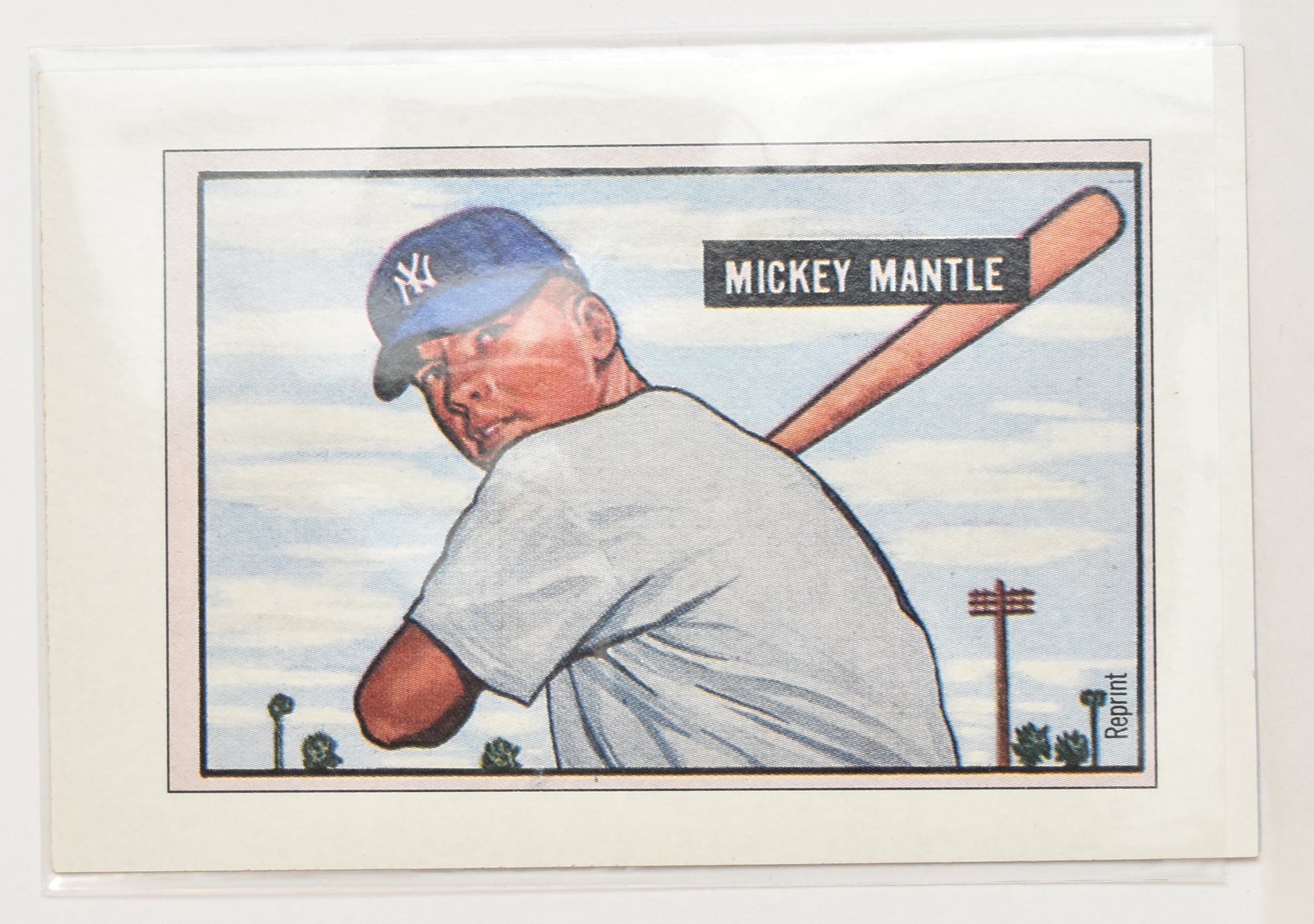 Mickey Mantle Reprint 1989 Bowman Baseball