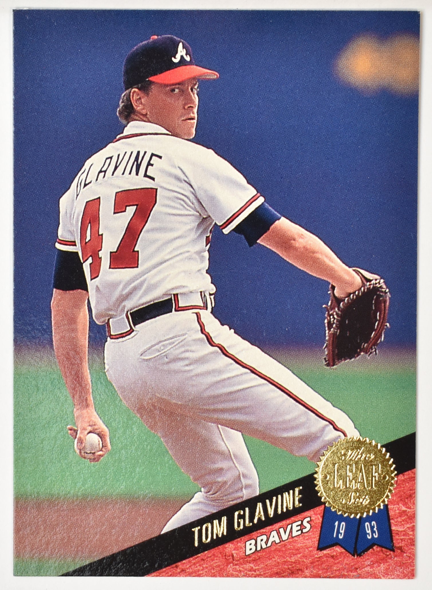 Tom Glavine 295 Leaf 1993 Baseball