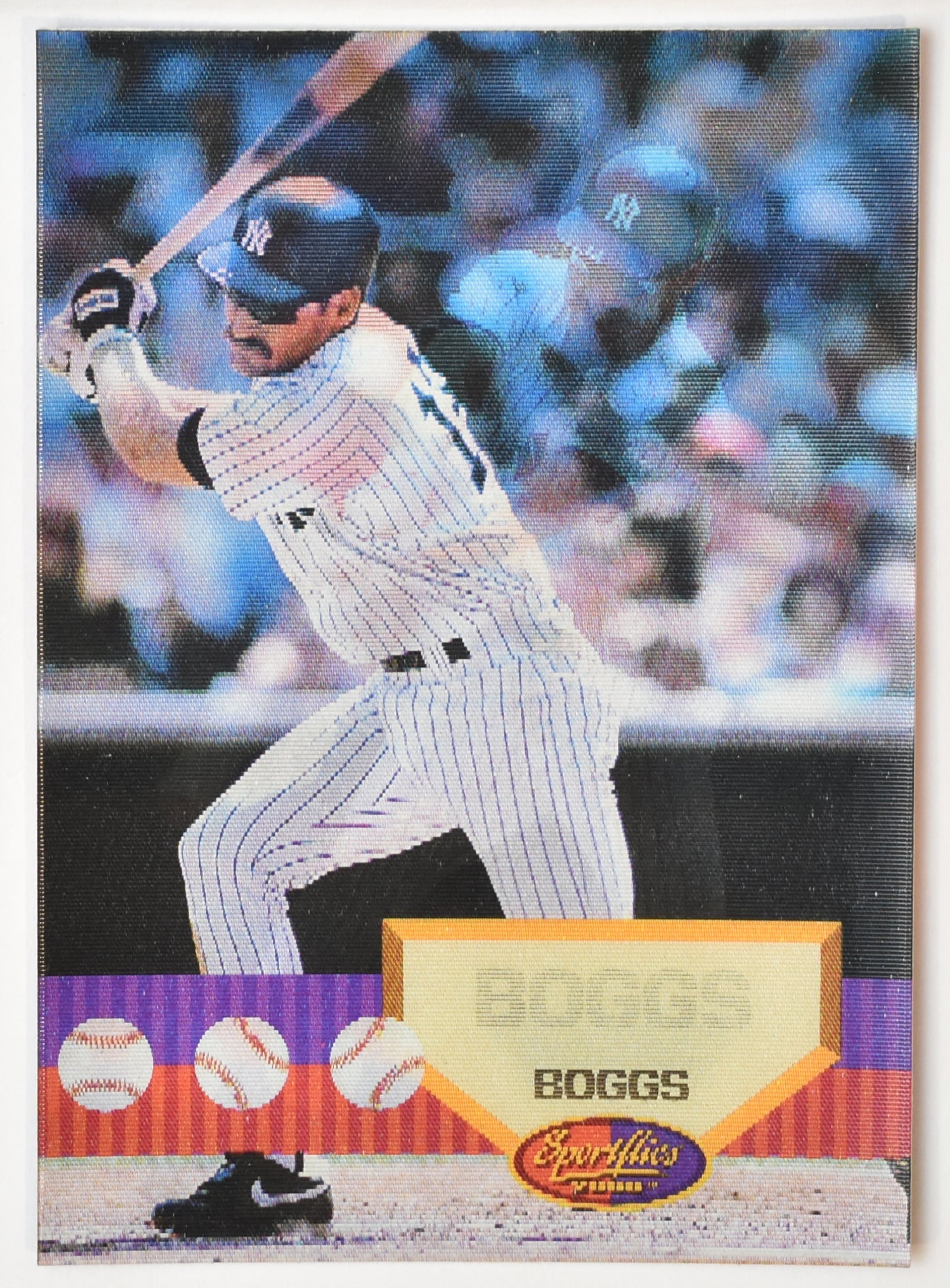 Wade Boggs 102 Sports Flics 94 Pinnacle Baseball Card