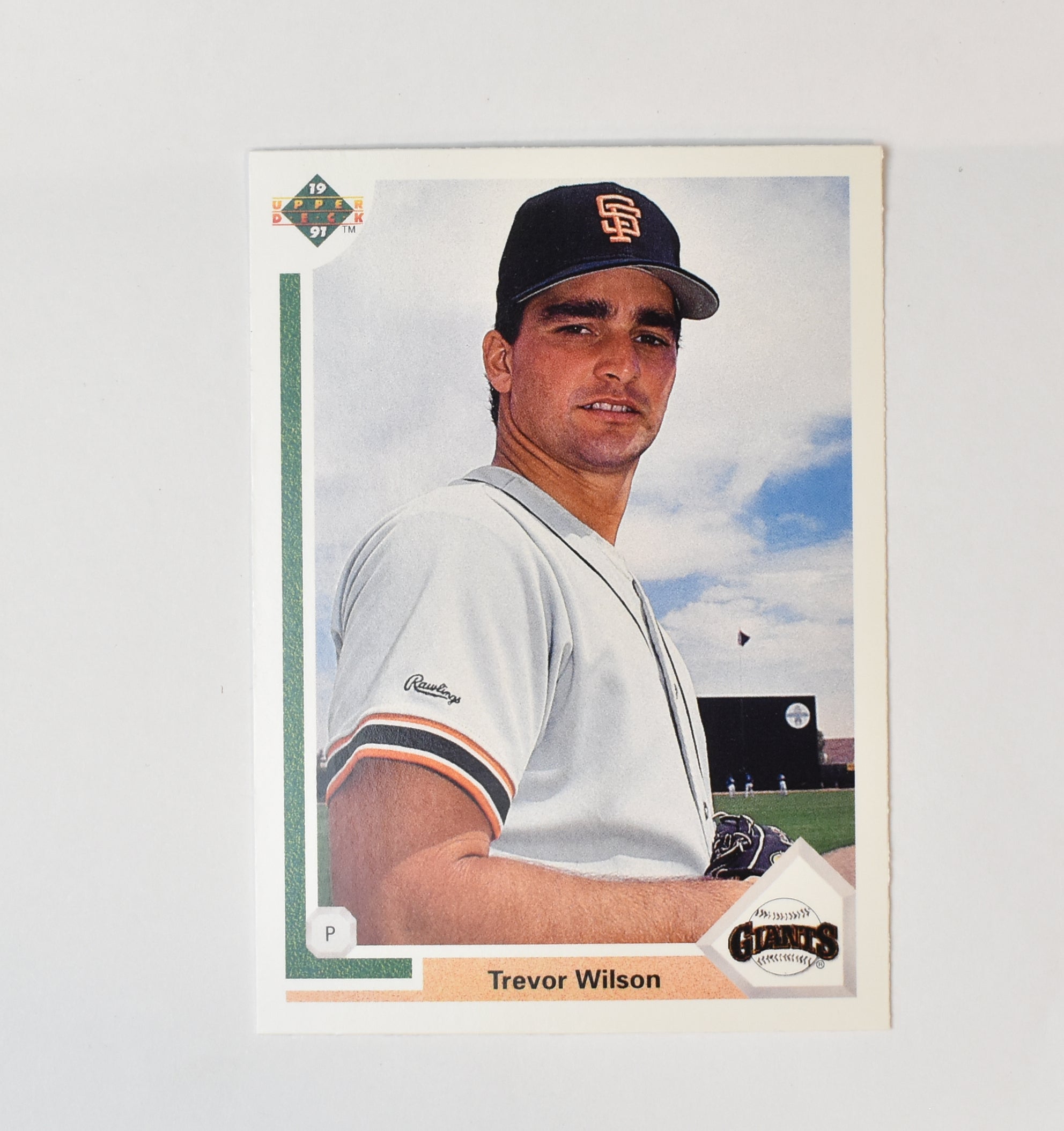 Trevor Wilson 653 91 Upper Deck Baseball Card San Francisco Giants