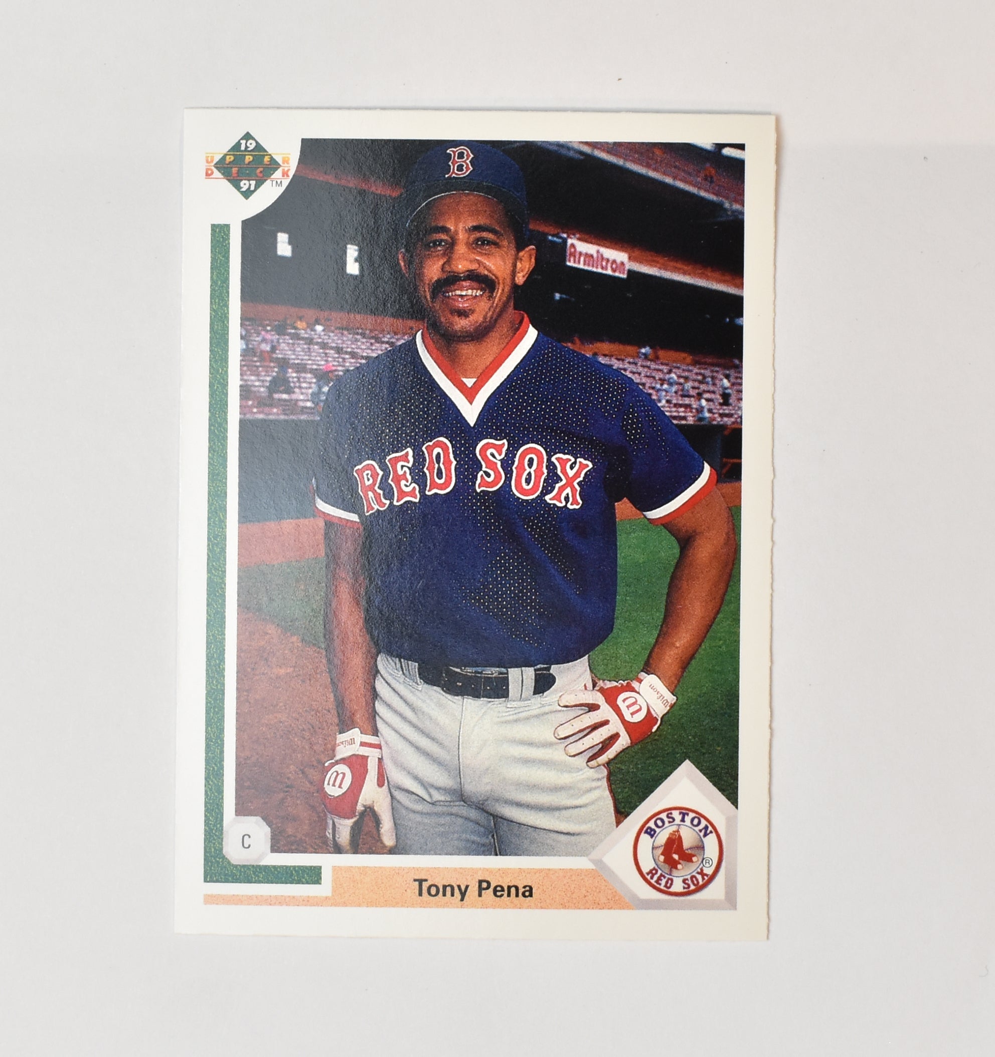 Tony Pena 652 Upper Deck Baseball Card 91 Boston Red Sox