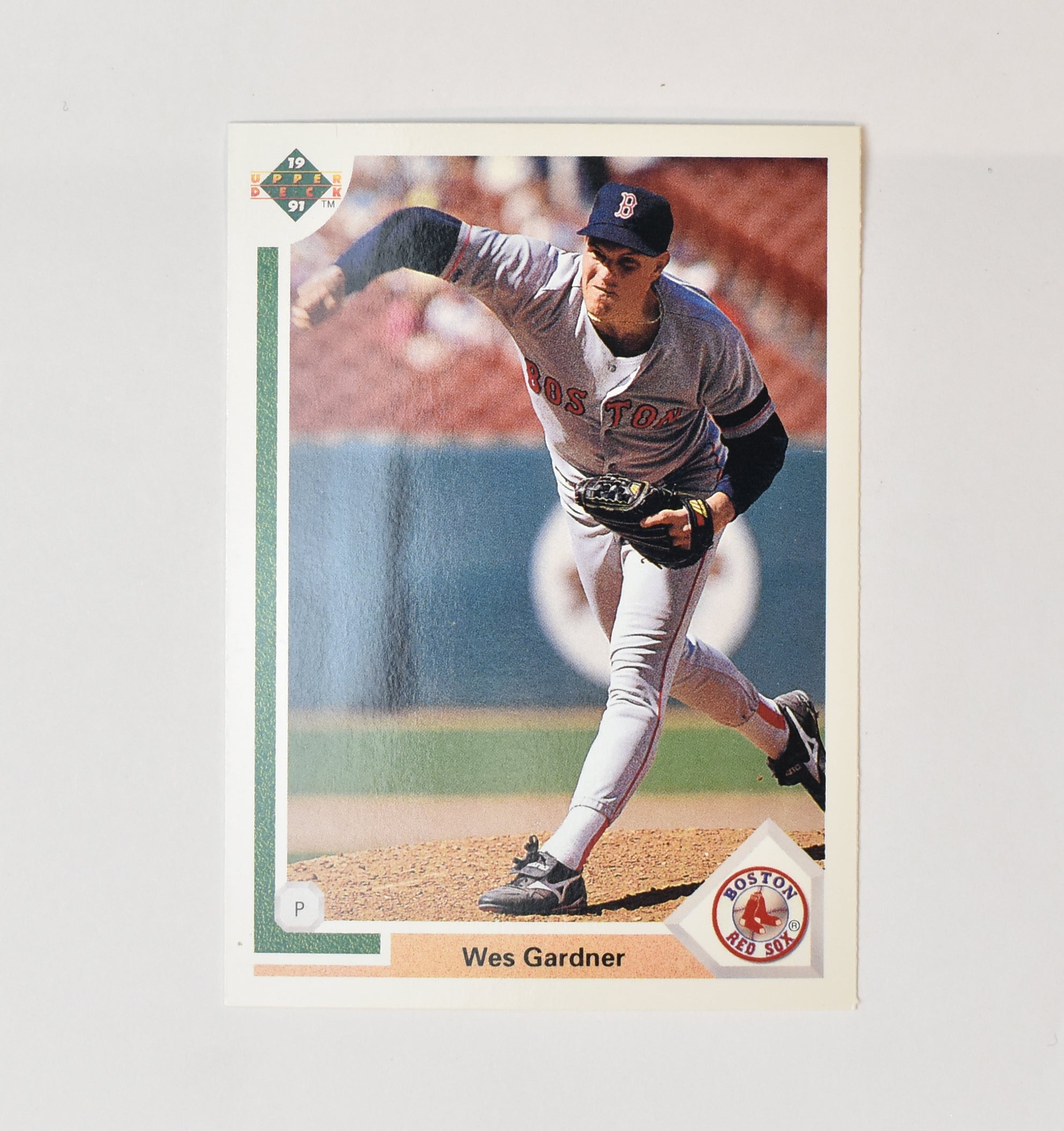 Wes Gardner 214 Upper Deck Baseball Card 1991 Boston Red Sox