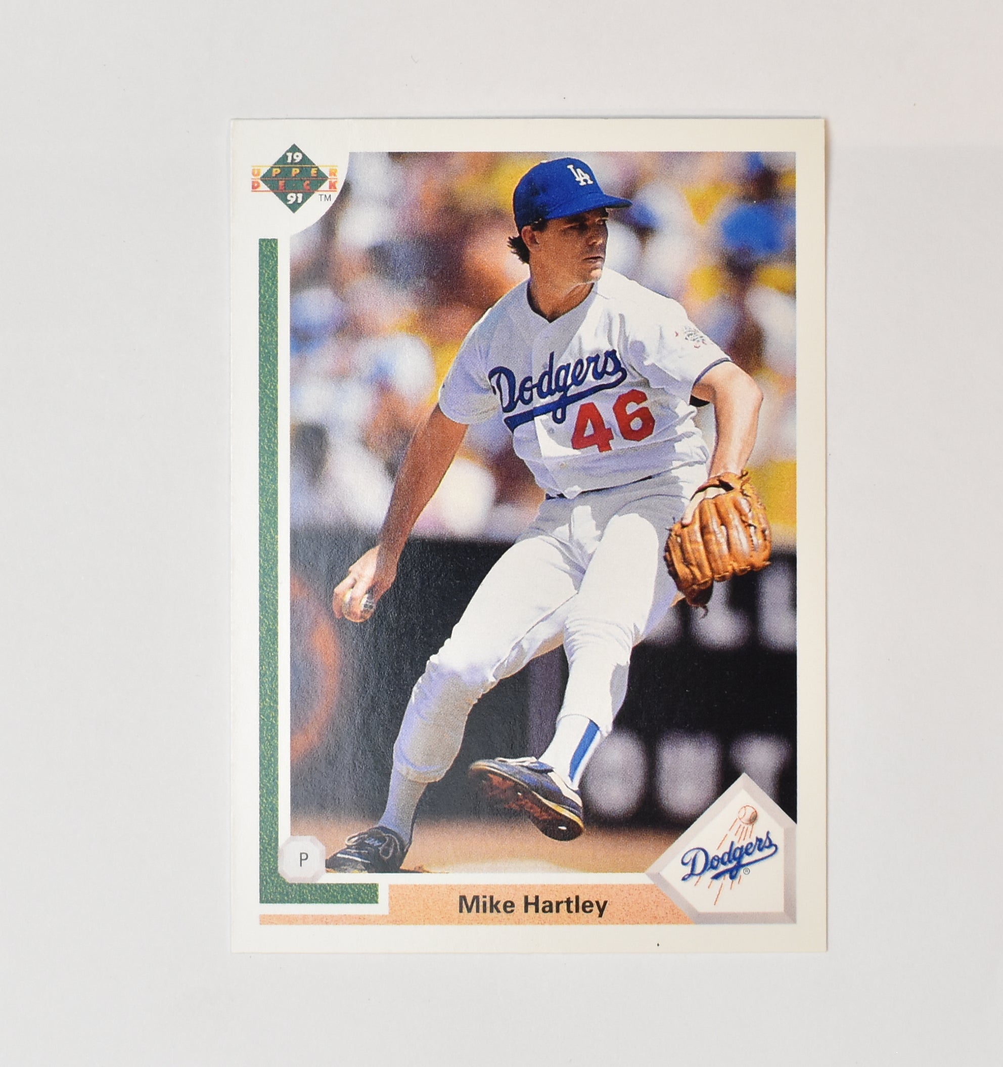 Mike Hartley 686 Upper Deck 91 Baseball Card Los Angeles Dodgers