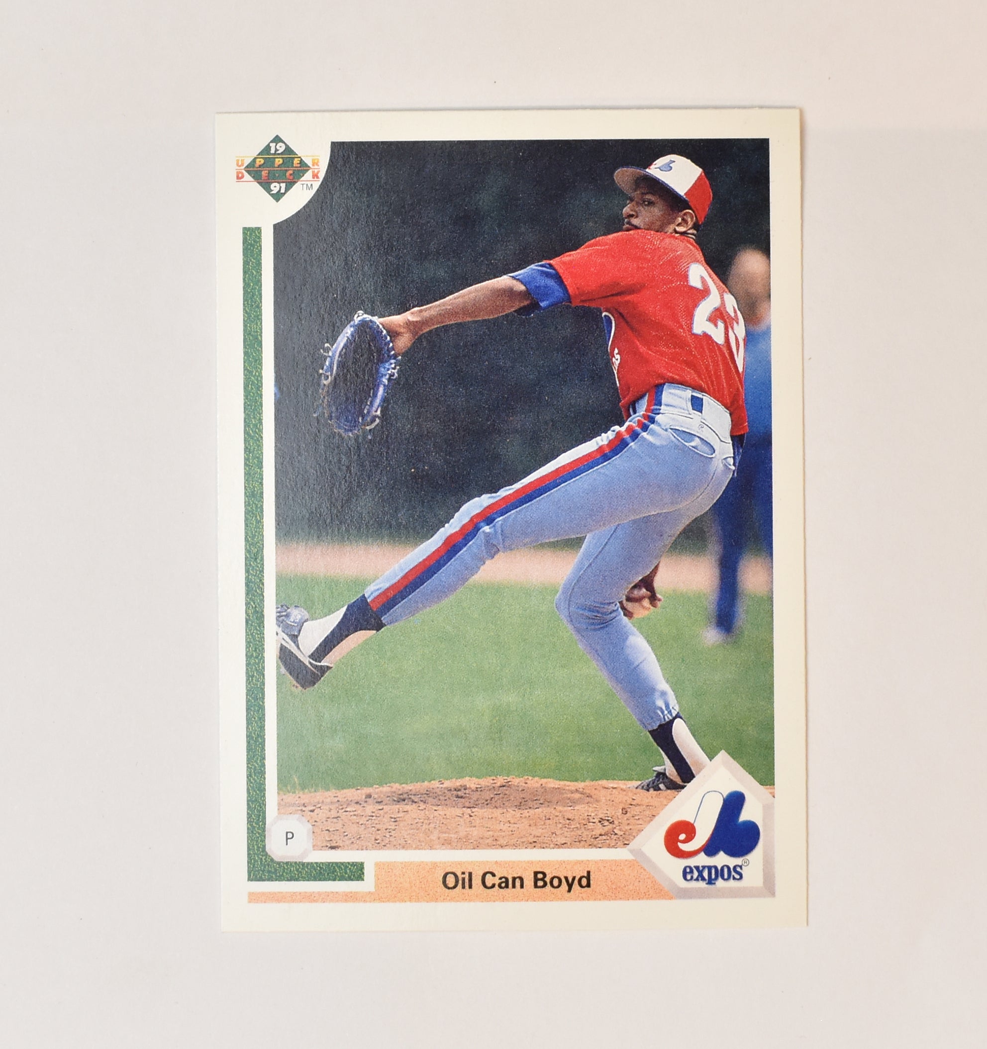 Oil Can Boyd 359 Upper Deck 1991 Baseball Card Montreal Expos