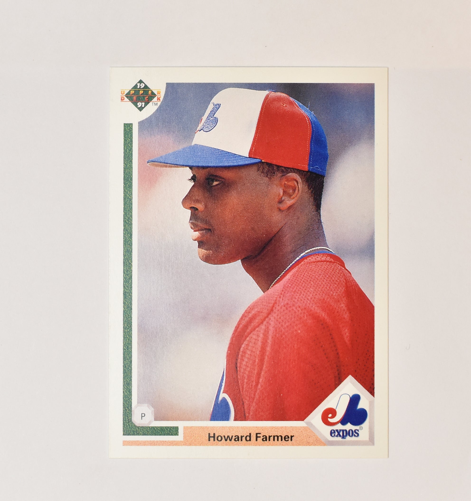 Howard Farmer 362 Upper Deck 1991 Baseball Card Montreal Expos