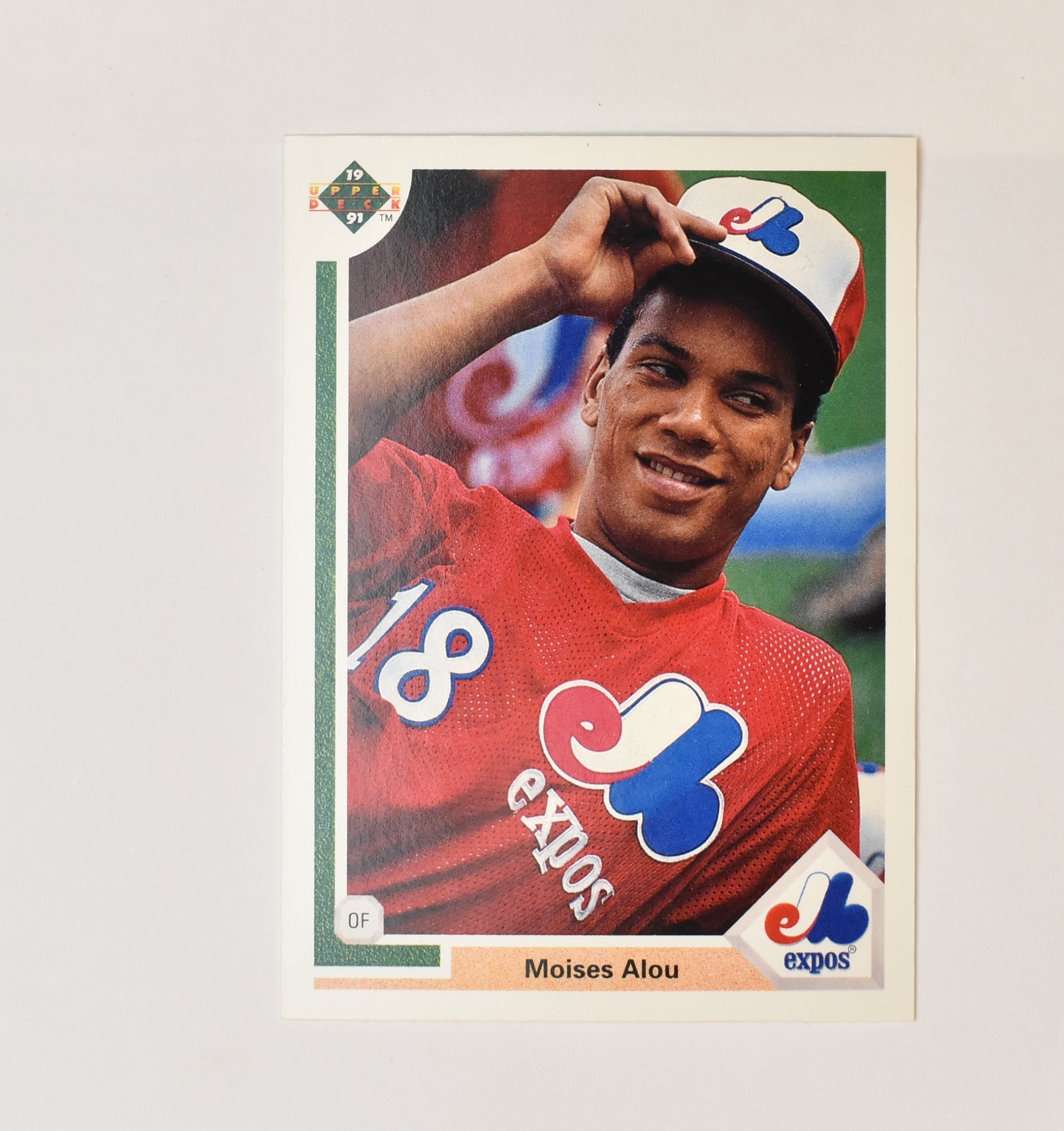 Moises Alou 665 Upper Deck 1991 Baseball Card Montreal Expos