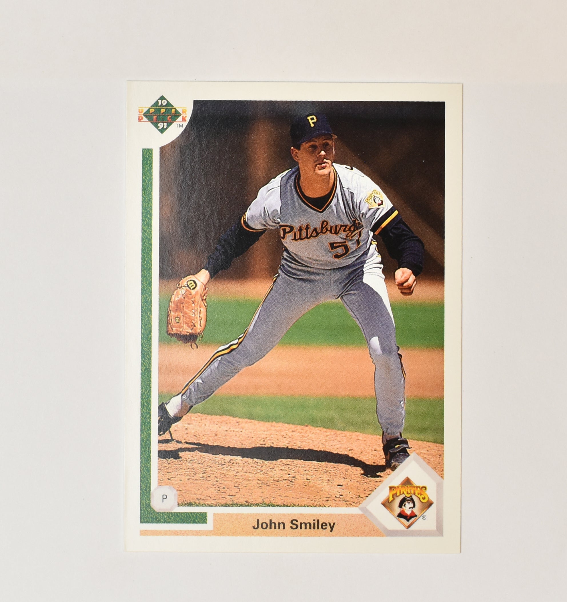 John Smiley 669 Upper Deck 1991 Baseball Card Pittsburg Pirates