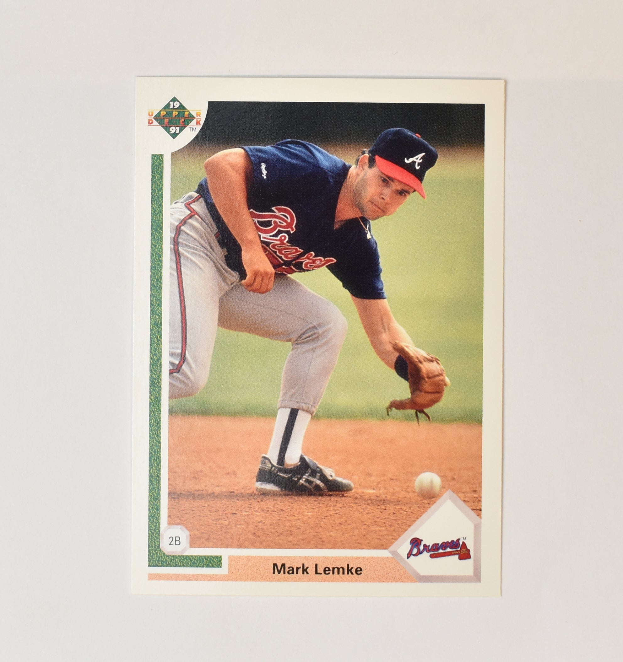 Mark Lemke 419 Upper Deck Baseball Card 1991 Atlanta Braves