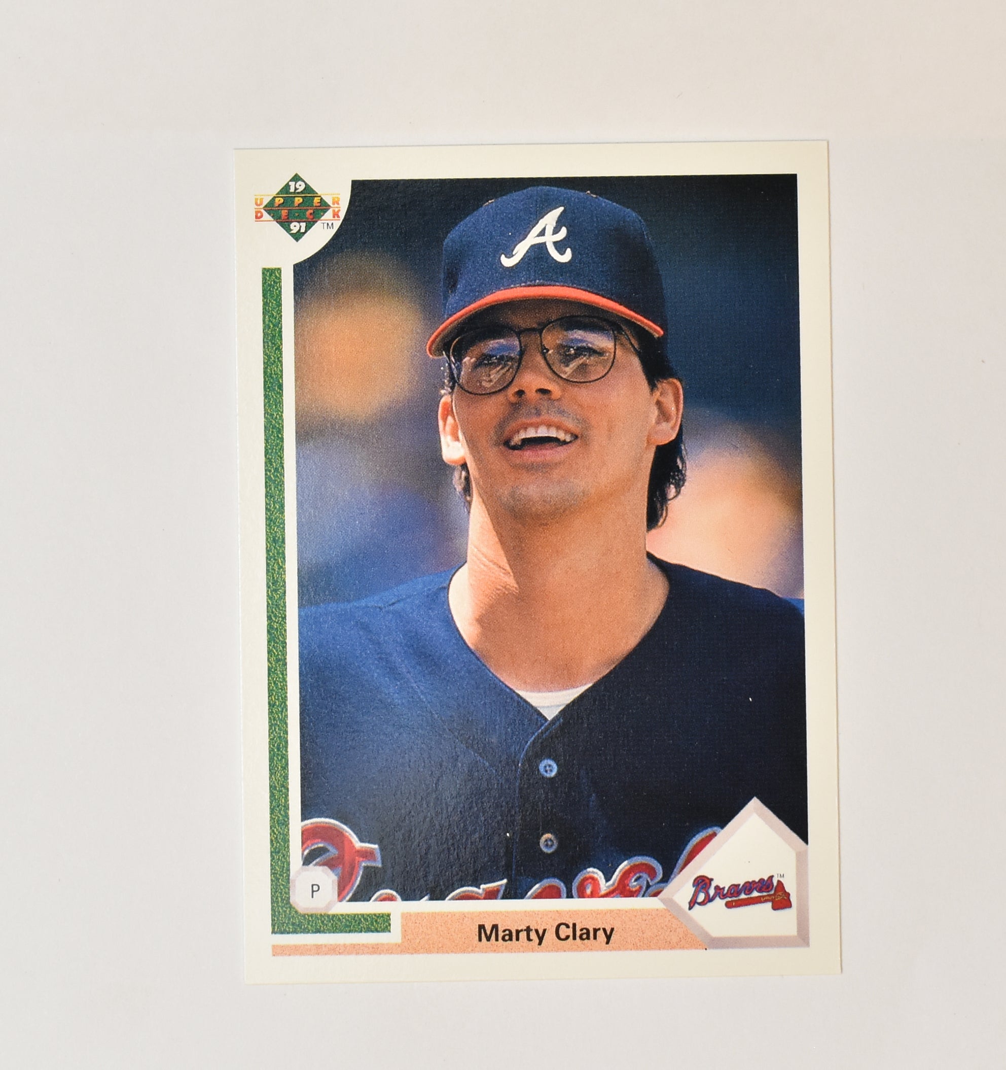 Marty Clary 478 Upper Deck Baseball Card 1991 Atlanta Braves