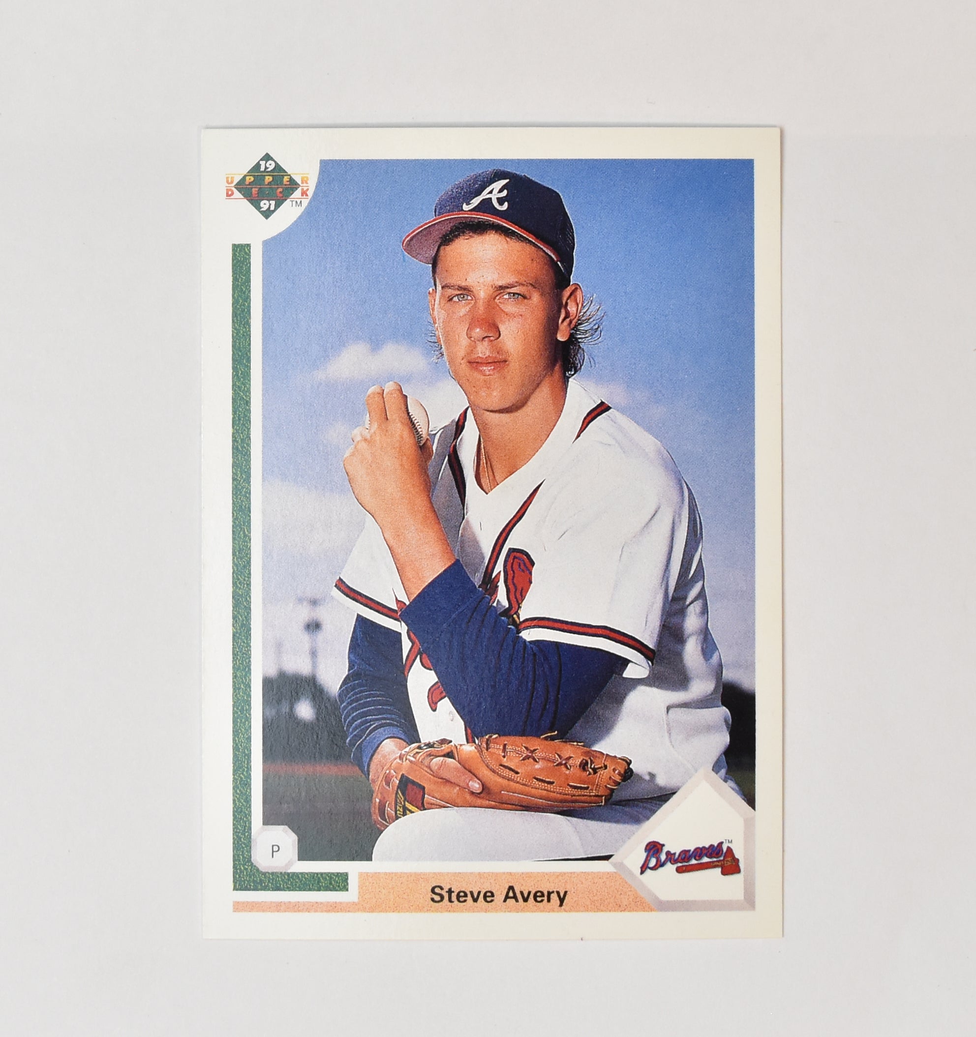 Steve Avery 365 Upper Deck Baseball Card 1991 Atlanta Braves