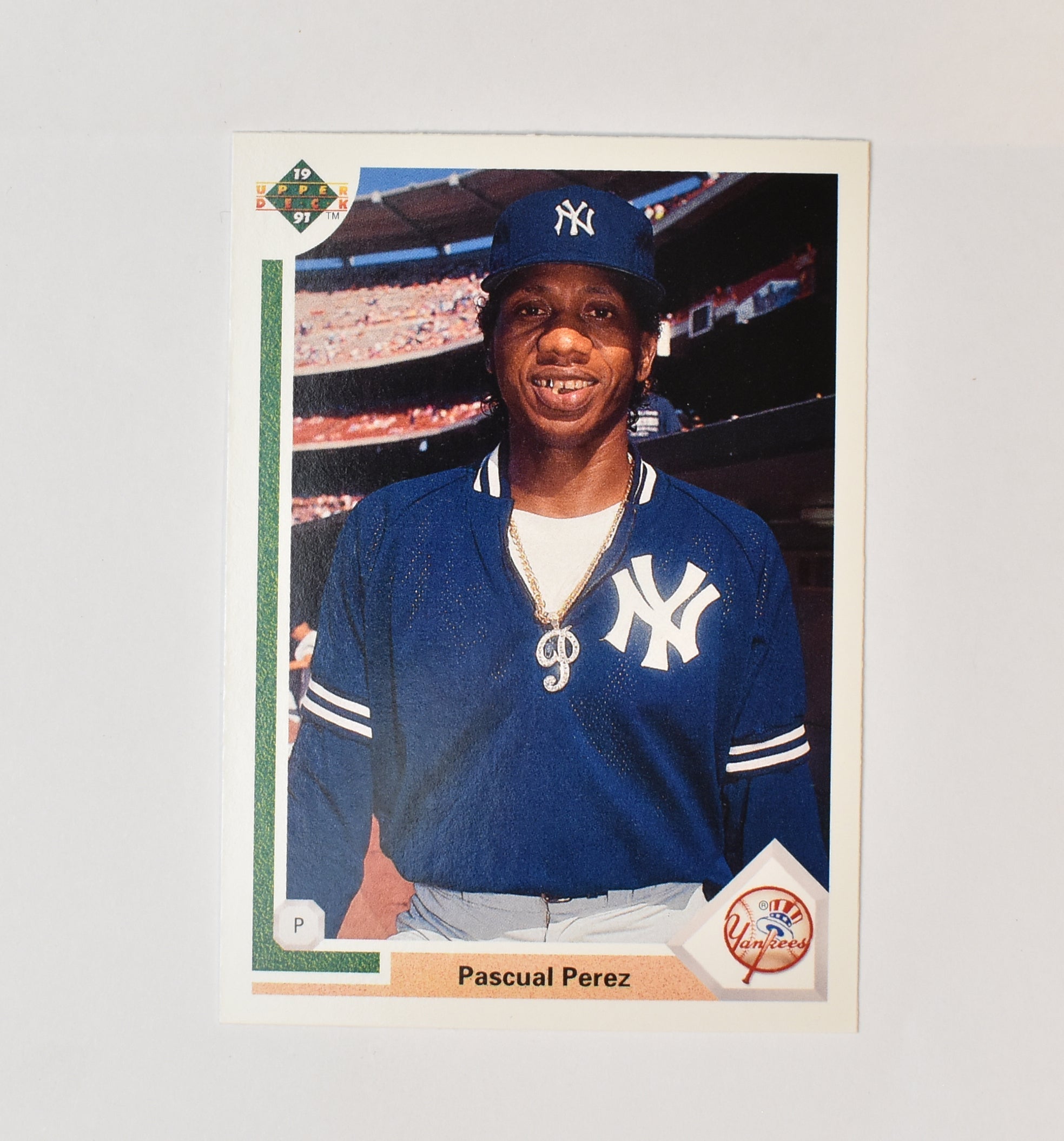 Pascual Perez 671 Upper Deck 1991 Baseball Card New York Yankees