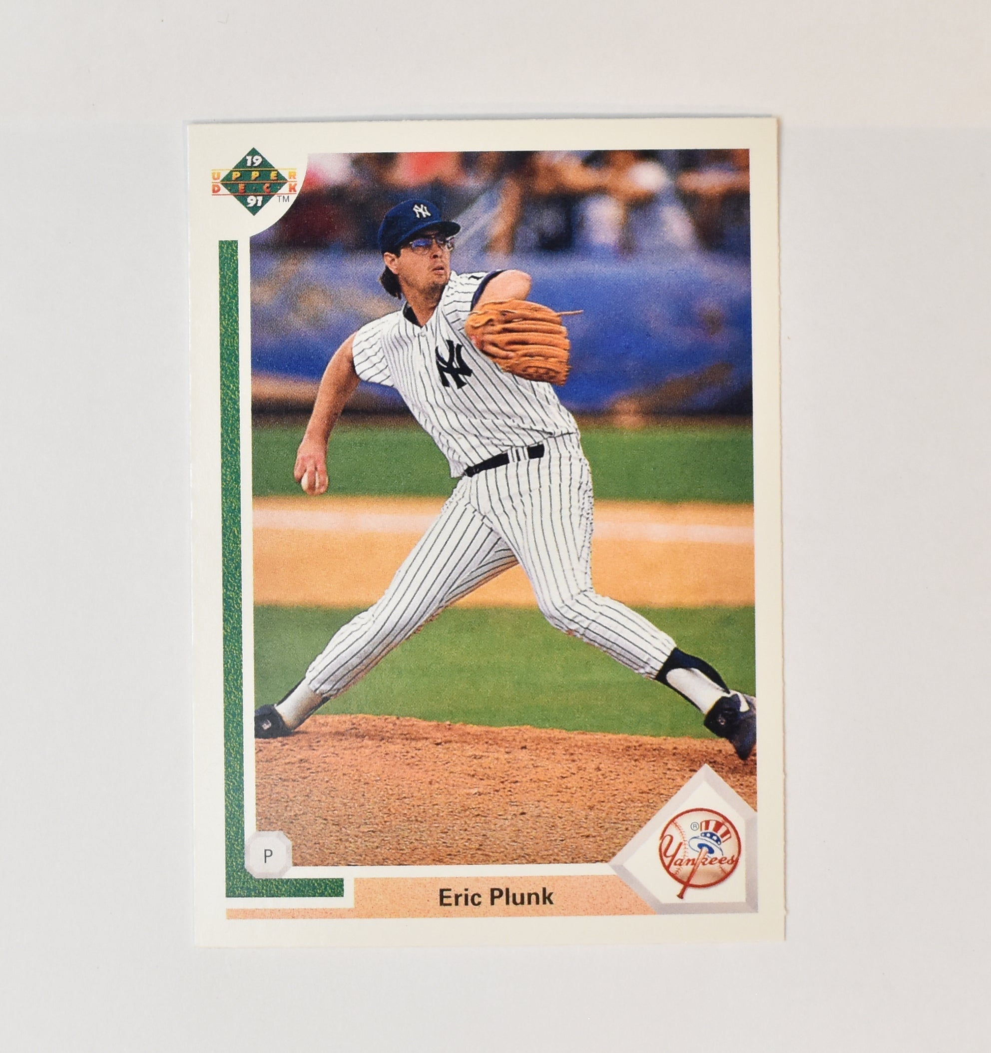 Eric Plunk 695 Upper Deck 1991 Baseball Card New York Yankees