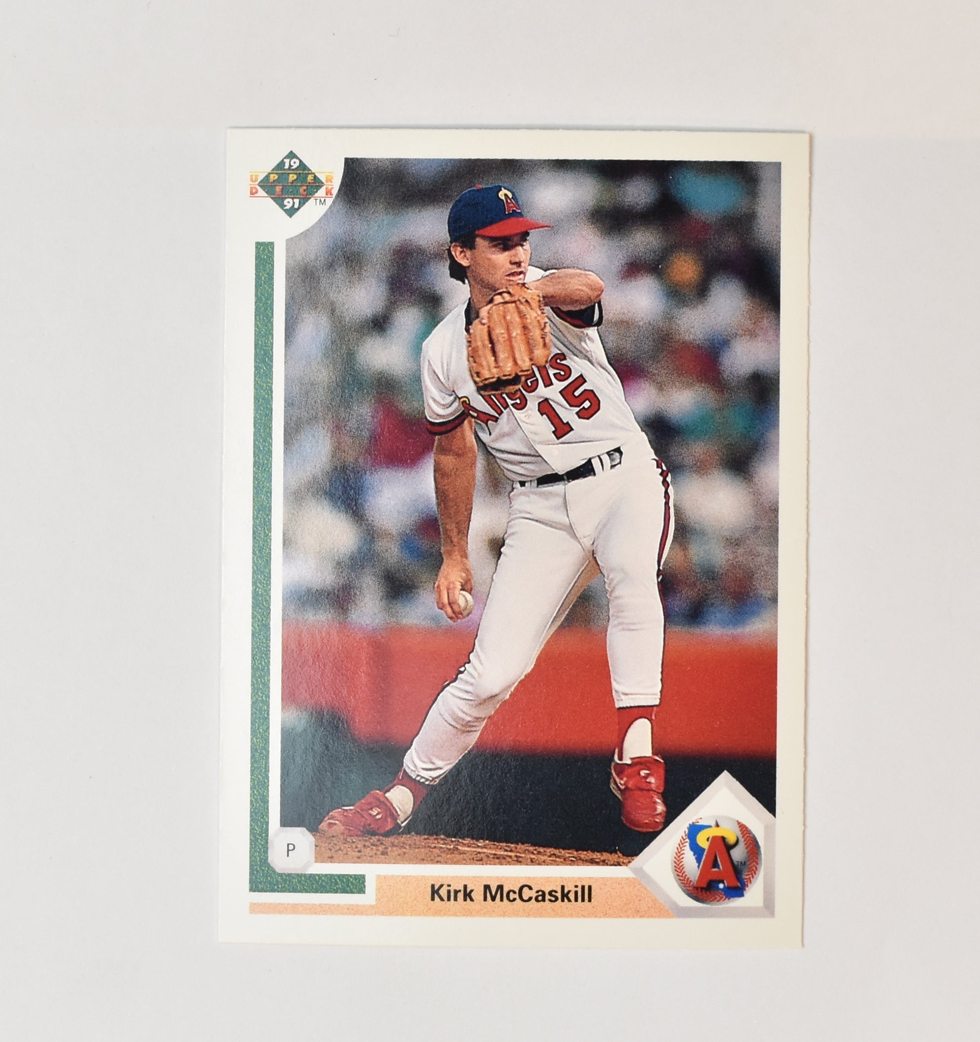 Kirk McCaskill 539 Upper Deck 1991 Baseball Card Angels