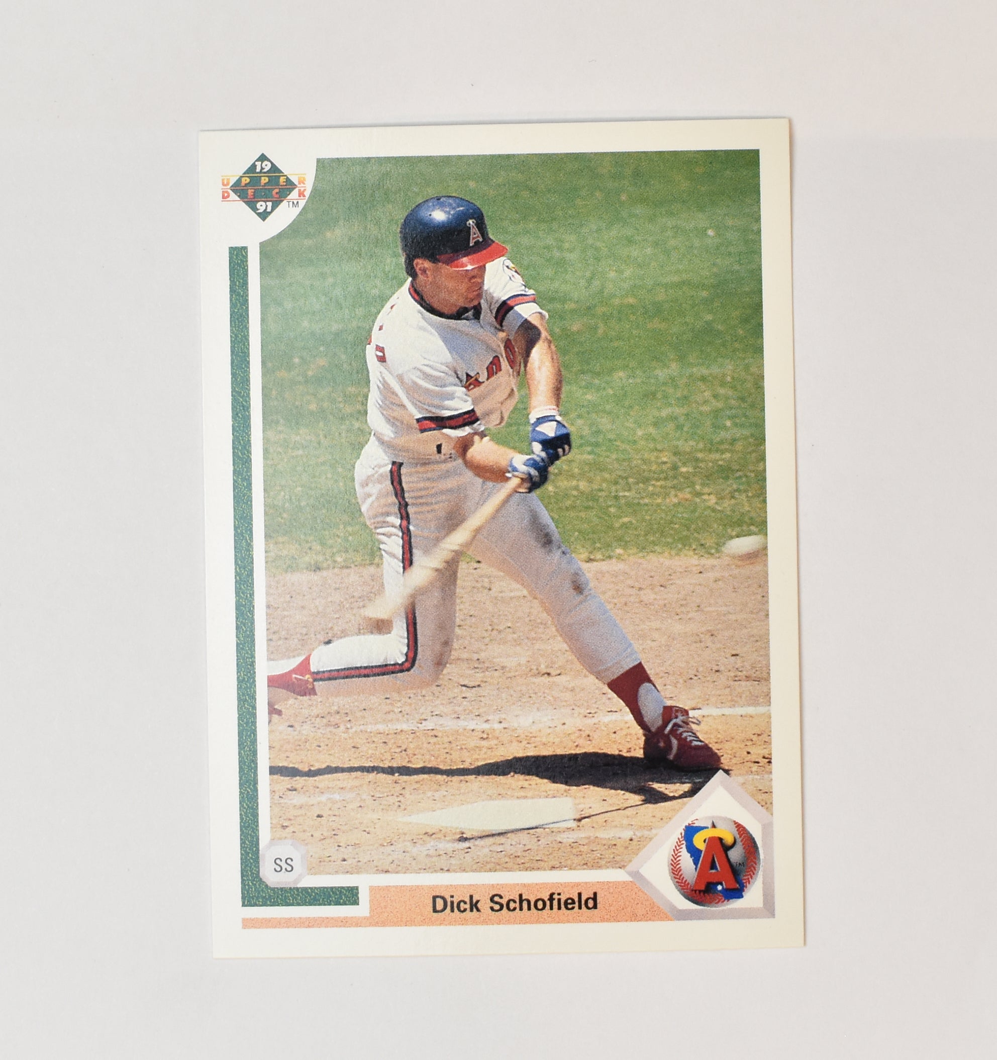 Dick Schofield 169 Upper Deck 1991 Baseball Card Angels