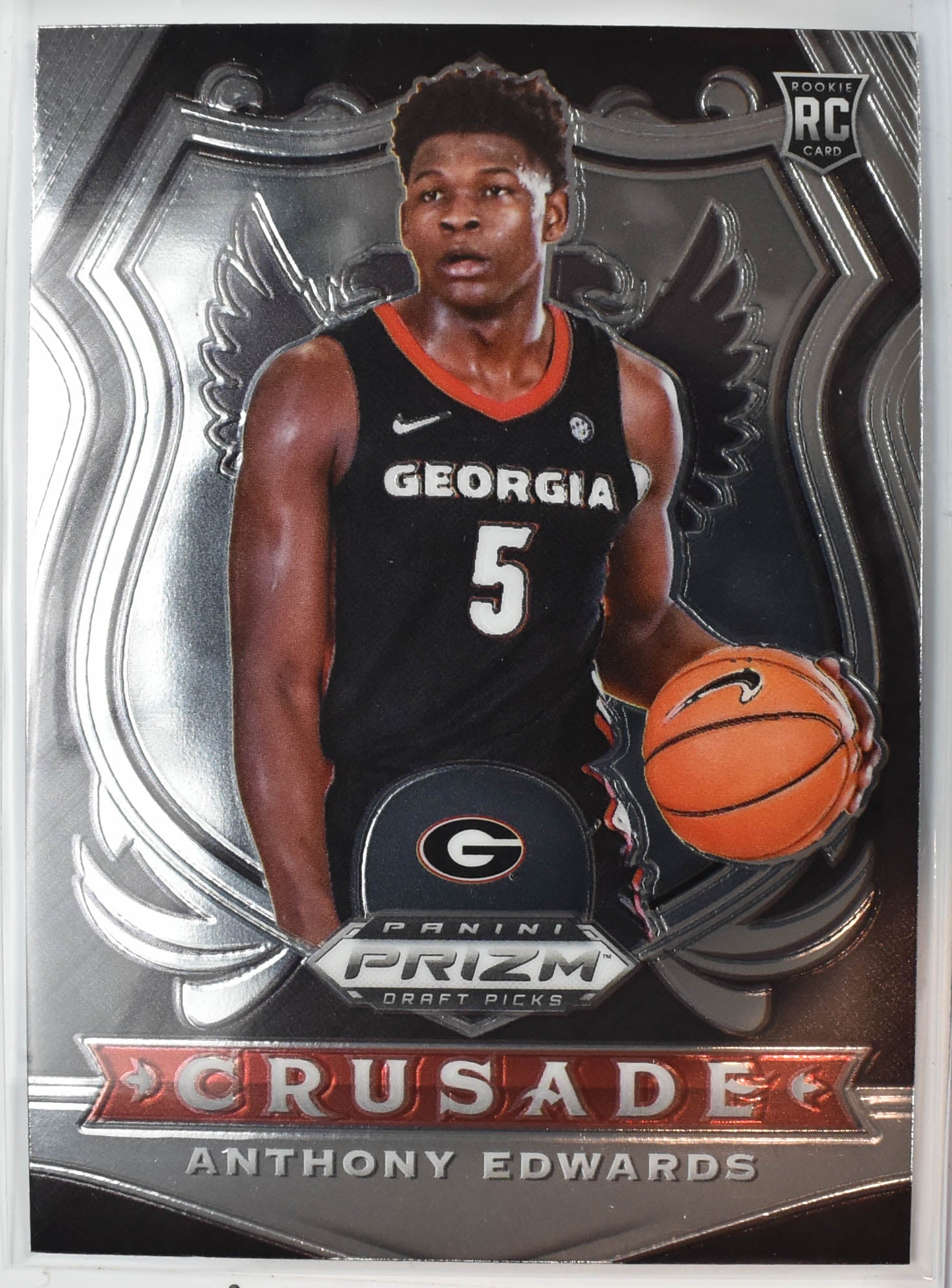 Anthony Edwards Rookie 81 Panini Prizm Draft Picks Crusade 2020