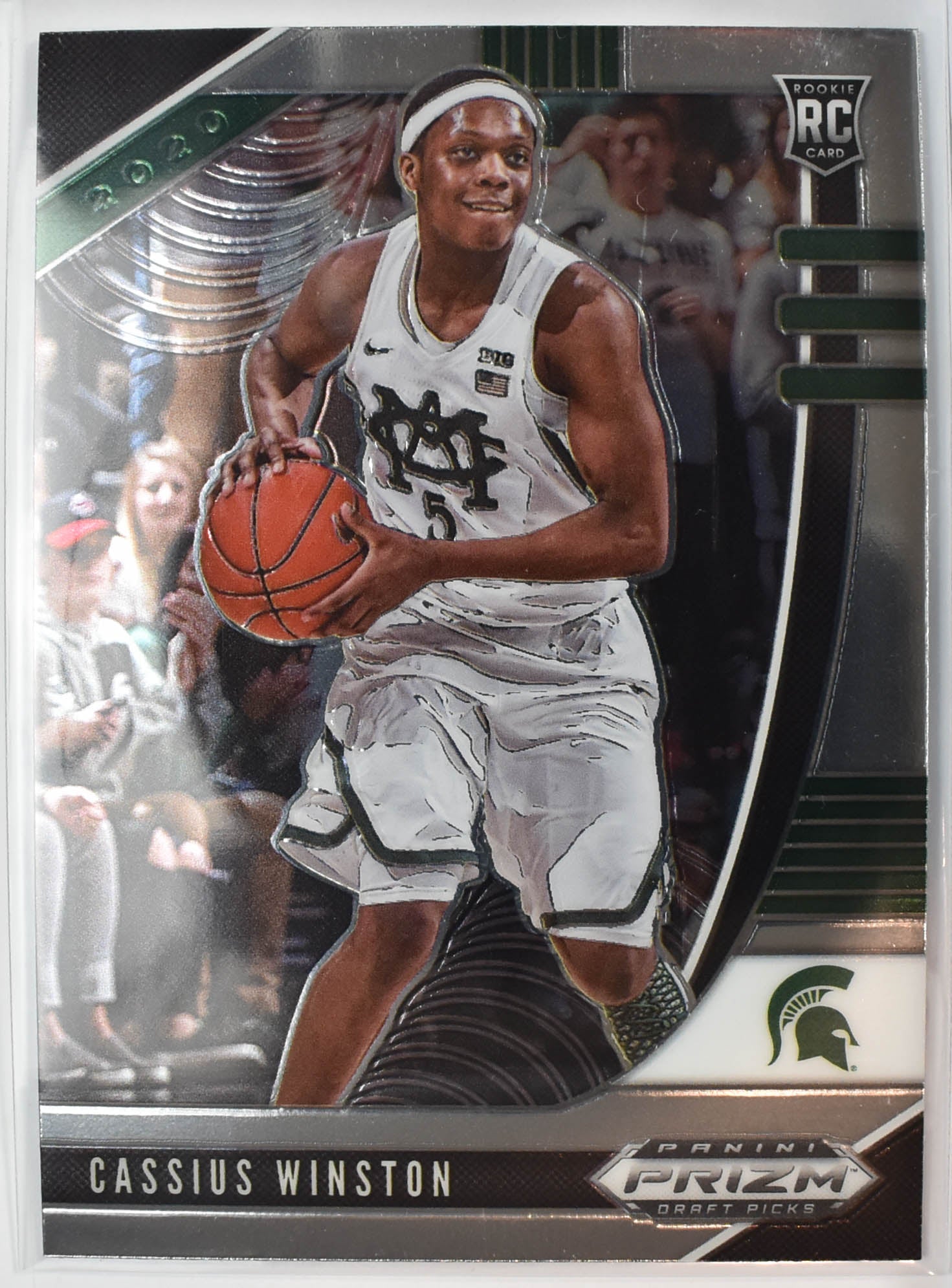 Cassius Winston 69 Rookie Panini Prizm Draft Picks Basketball Card 2020