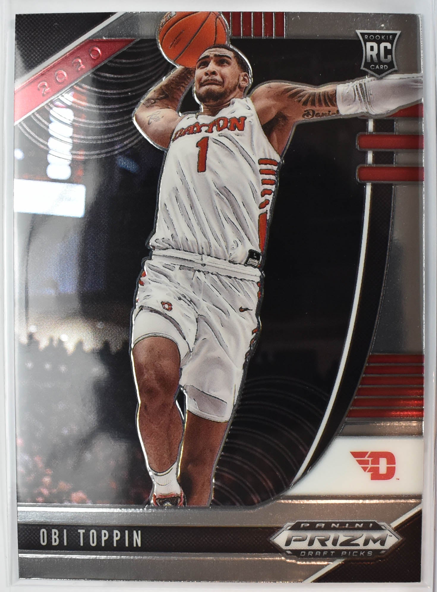 Obi Toppin 7 Rookie Panini Prizm 2020 Draft Picks Basketball Card