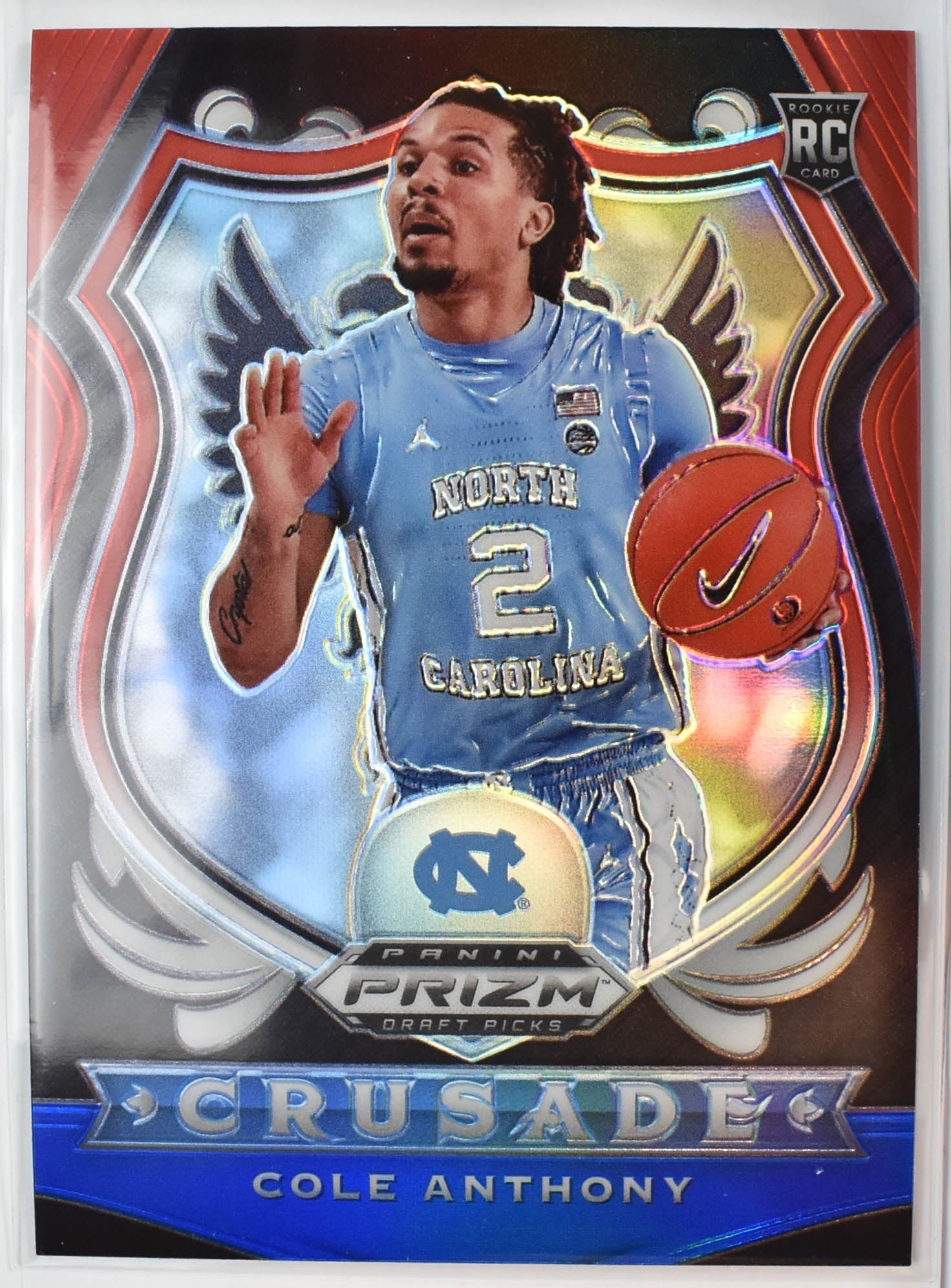 Cole Anthony 89 Crusade RC Red White Blue Panini Prizm 2020 Draft Picks