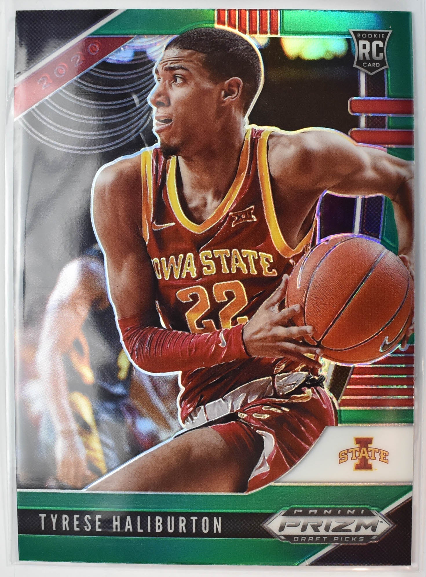 Tyrese Haliburton 10 Rookie Panini Prizm Green 2020 Draft Picks