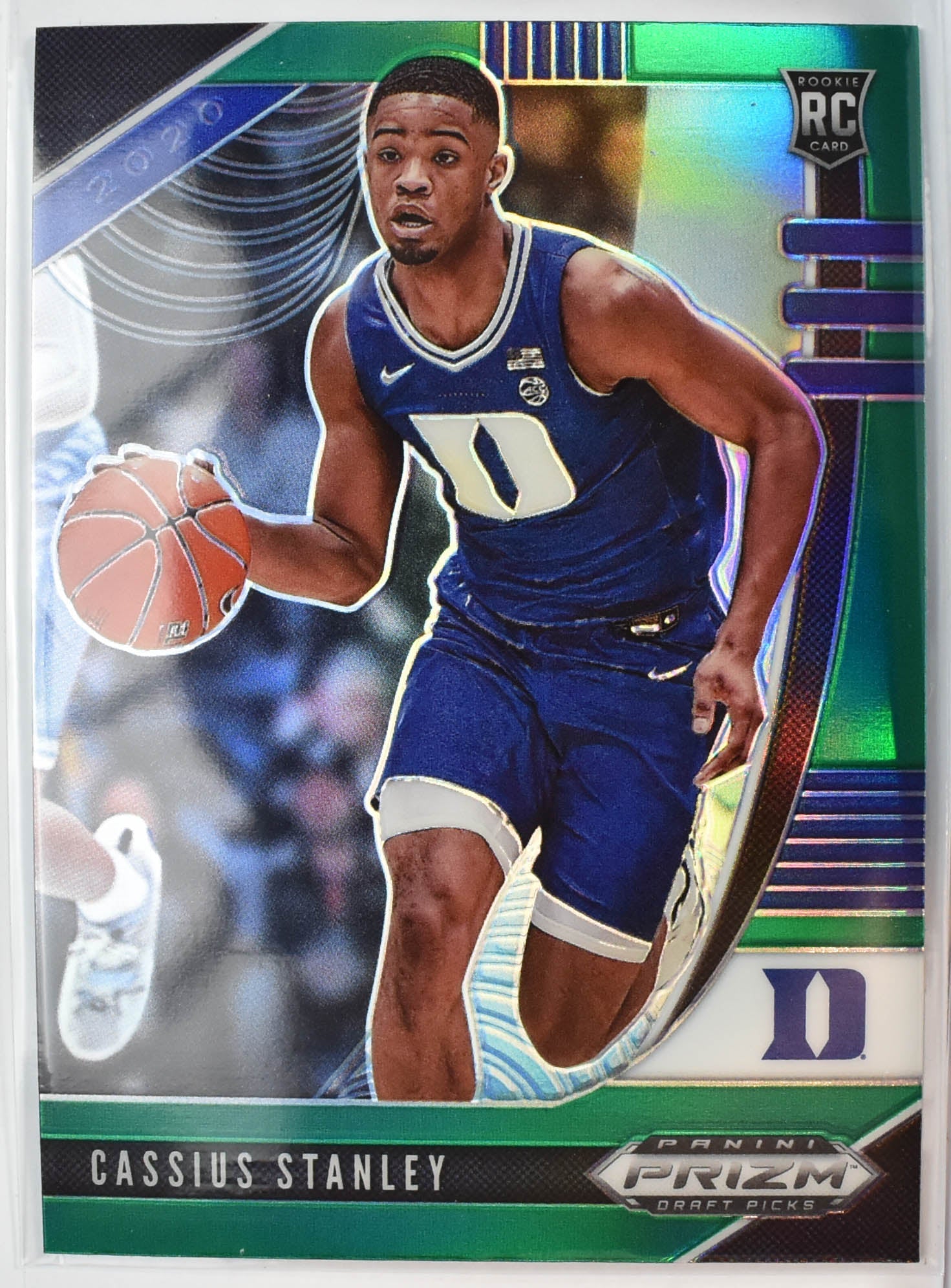 Cassius Stanley 68 RC Panini Prizm Green 2020 Draft Picks