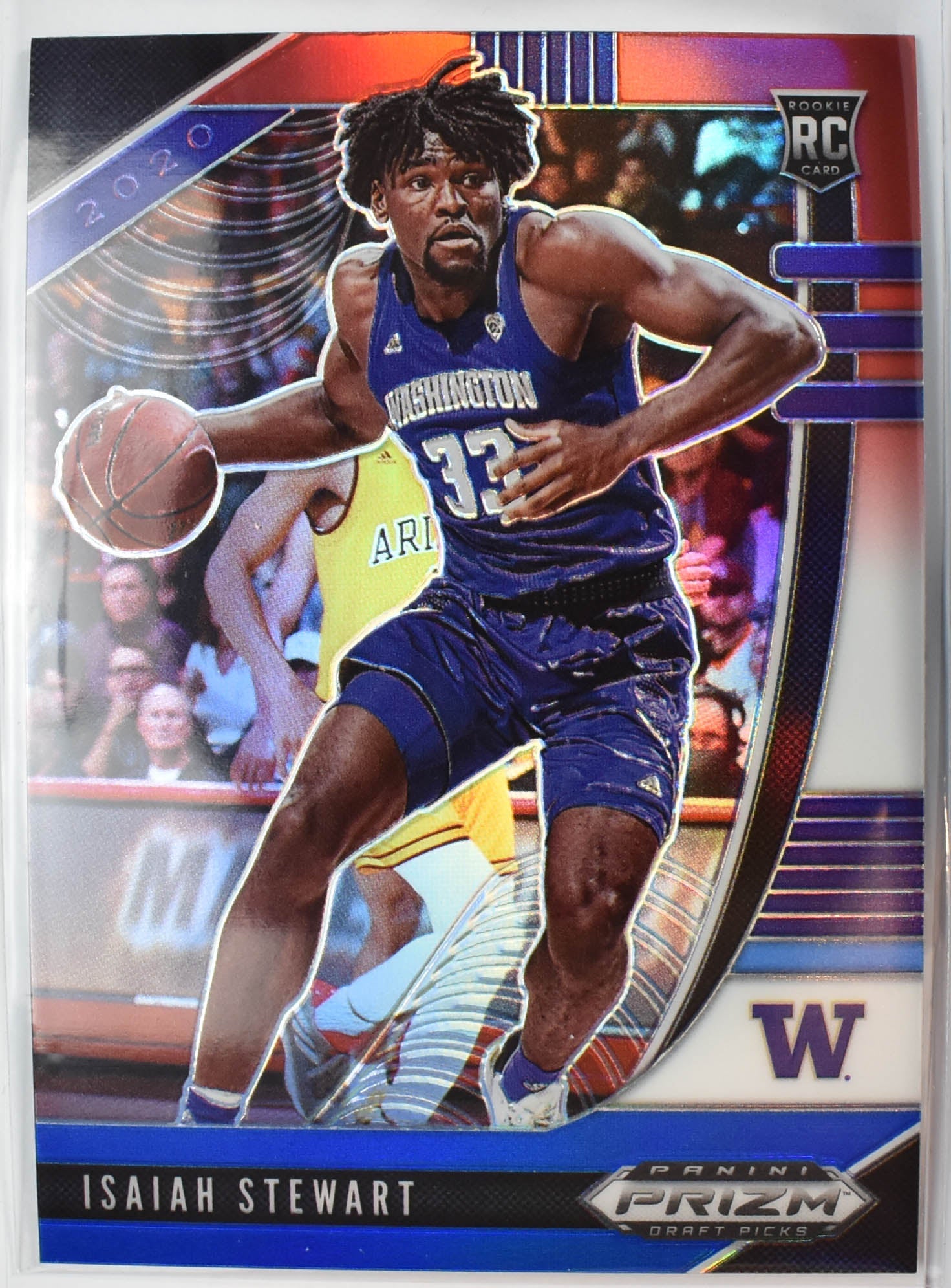 Isaiah Stewart 66 RC Panini Prizm Red White Blue 2020 Draft Picks