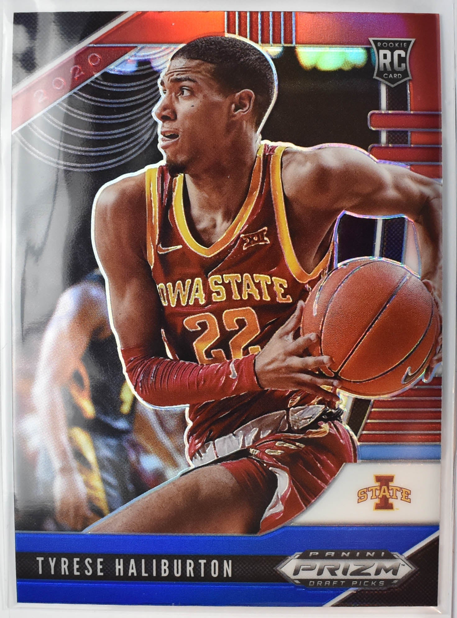 Tyrese Haliburton 10 RC Panini Prizm Red White Blue 2020 Draft Picks