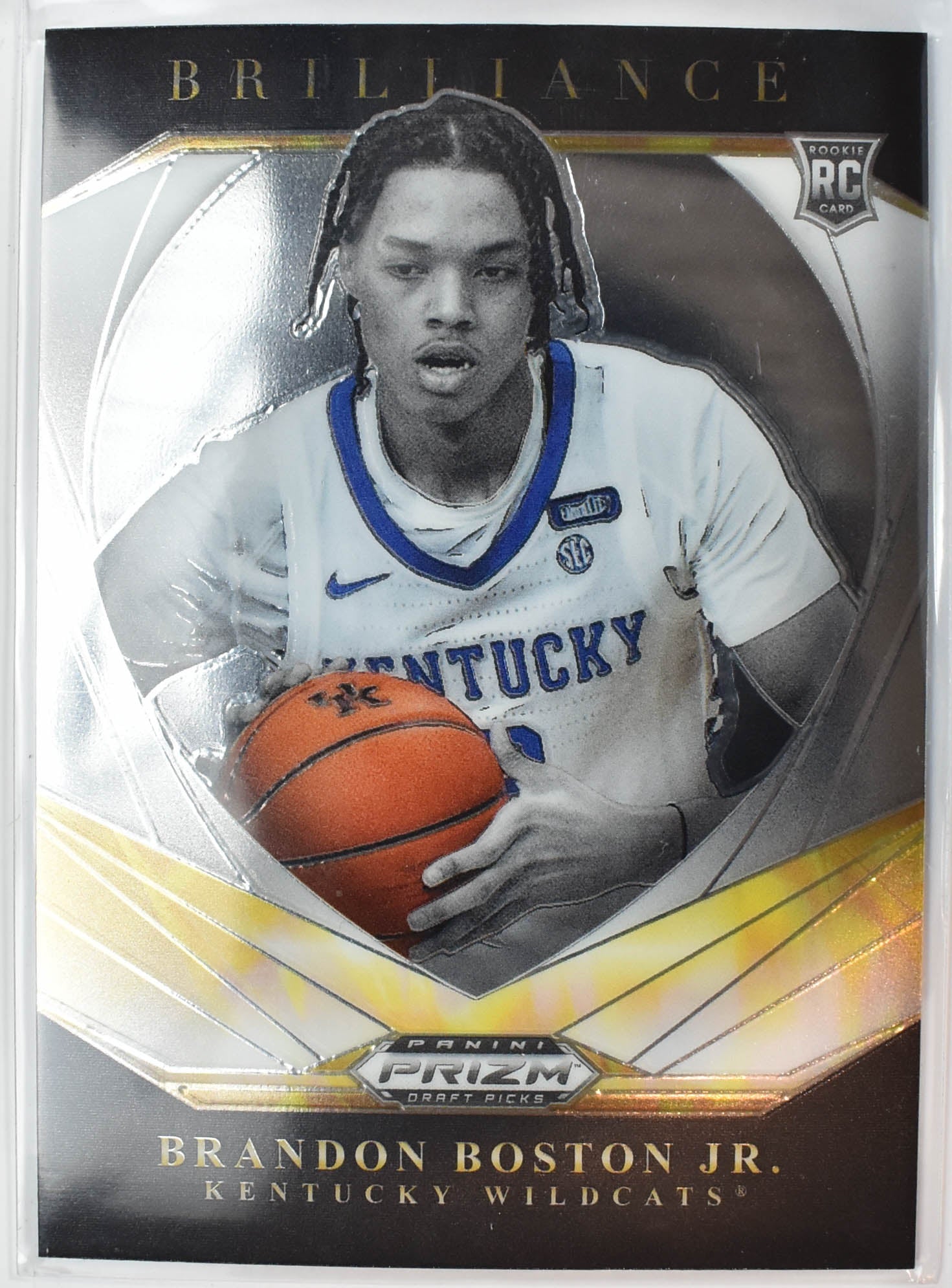 Brandon Boston JR 7 RC Panini Prizm Draft Picks 2021 Brilliance