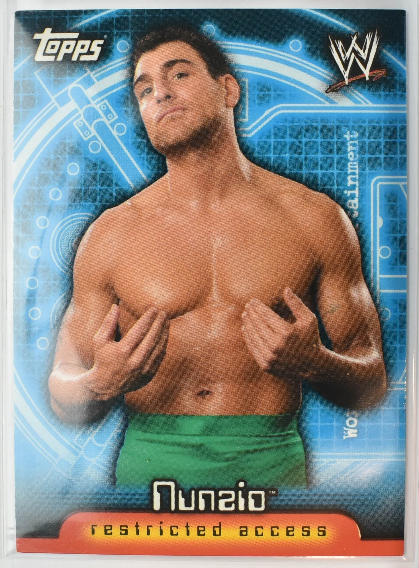 Nunzio Restricted Access 53 Topps Wrestling Card 2006