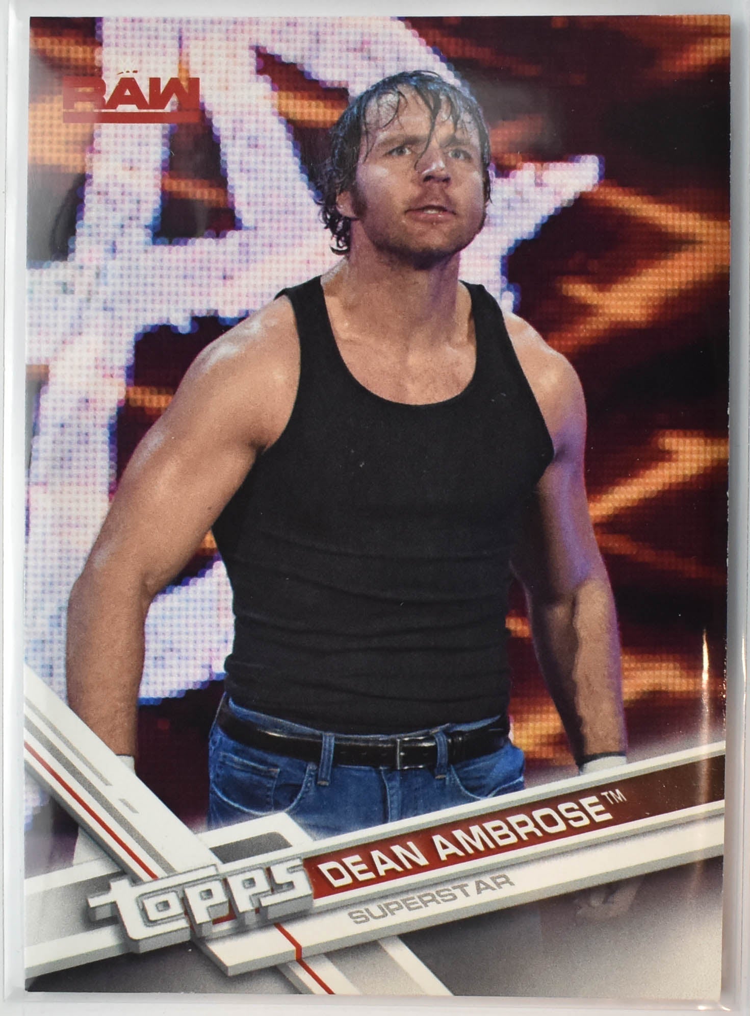 Dean Ambrose 119 Topps WWE Wrestling Card 2017 RAW