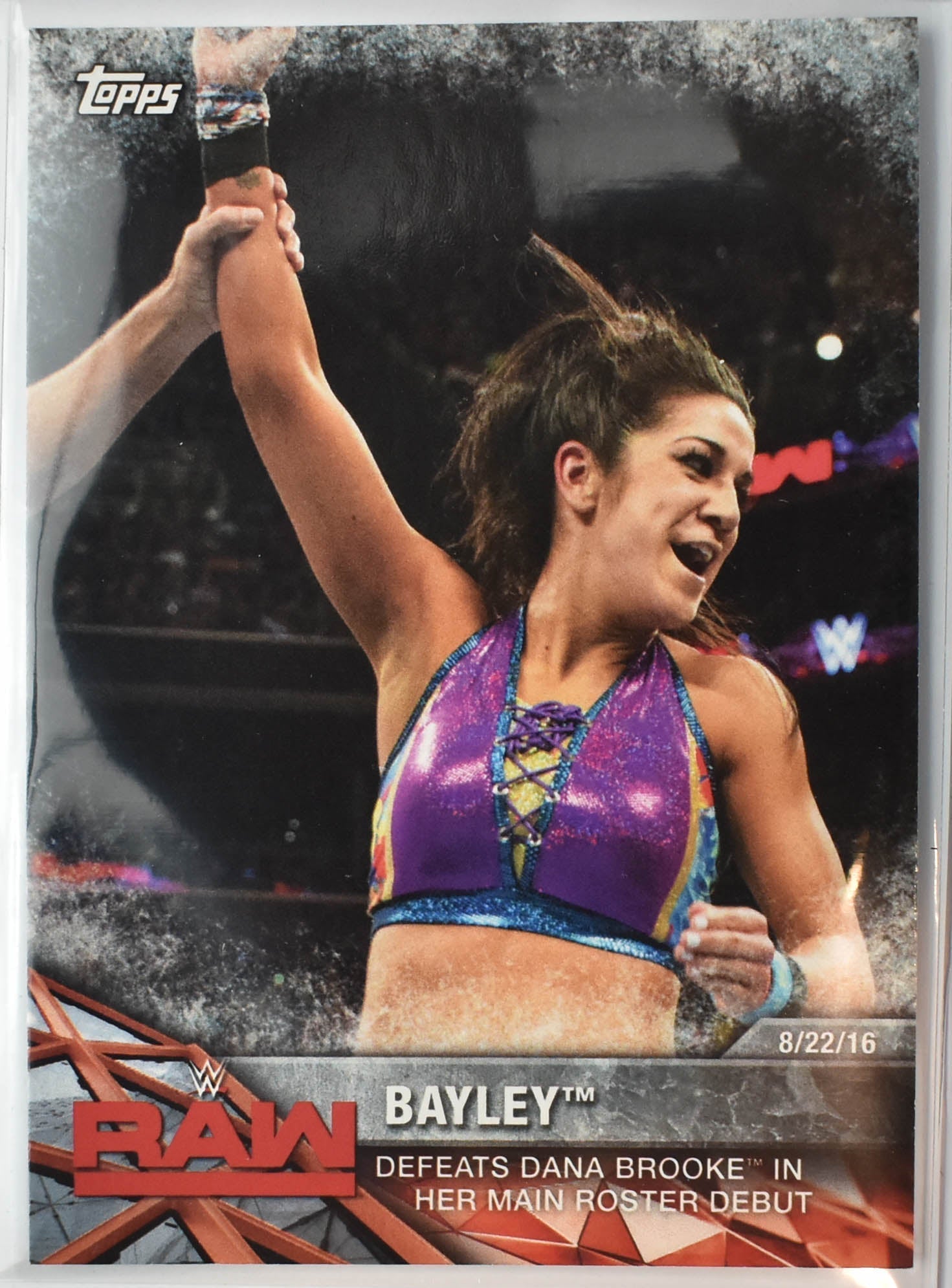 Bayley WWE-4 Topps Wrestling Card 2017 RAW