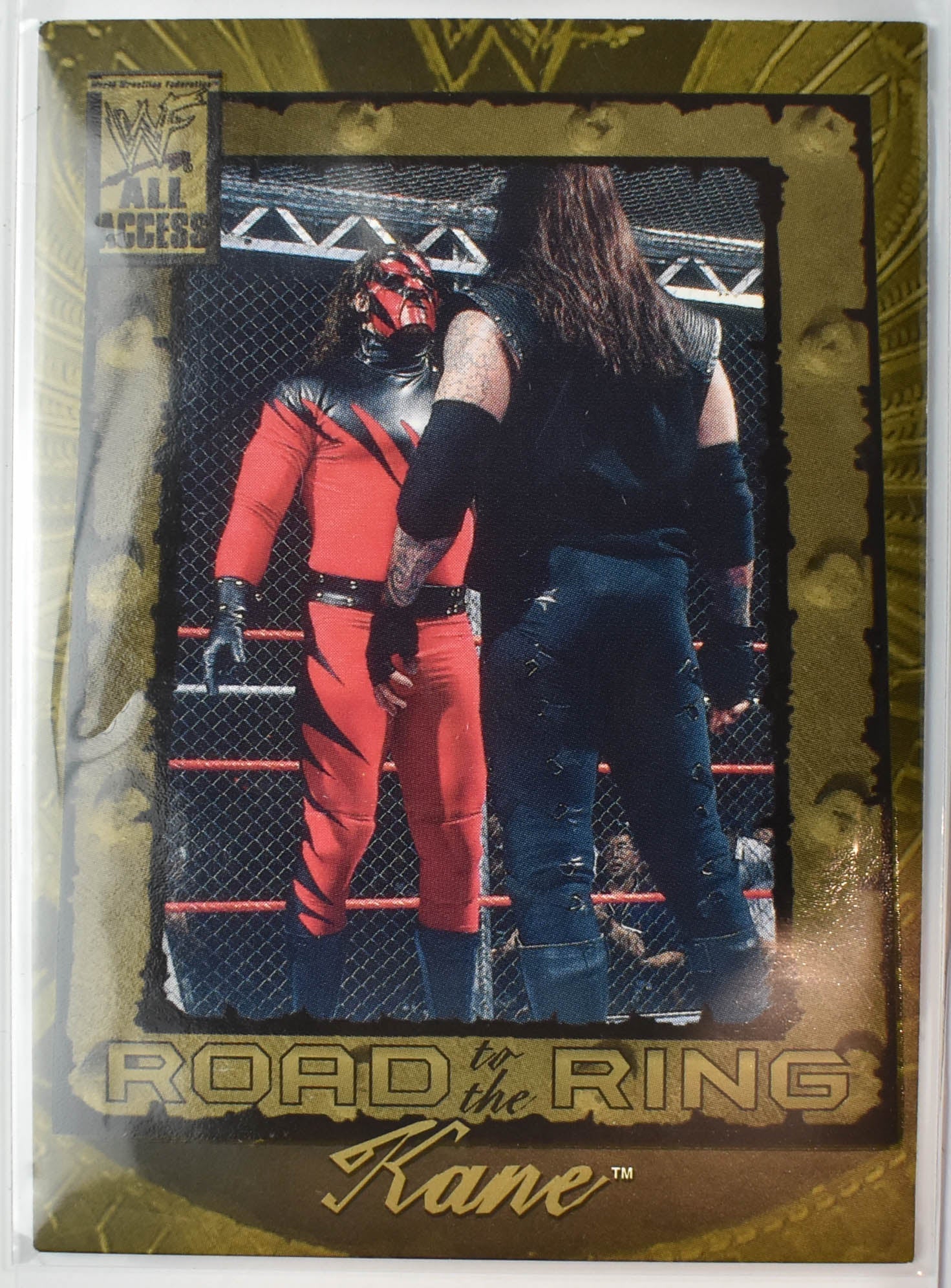 Road To The Ring KANE 88 Fleer 2002 WWE Wrestling Card