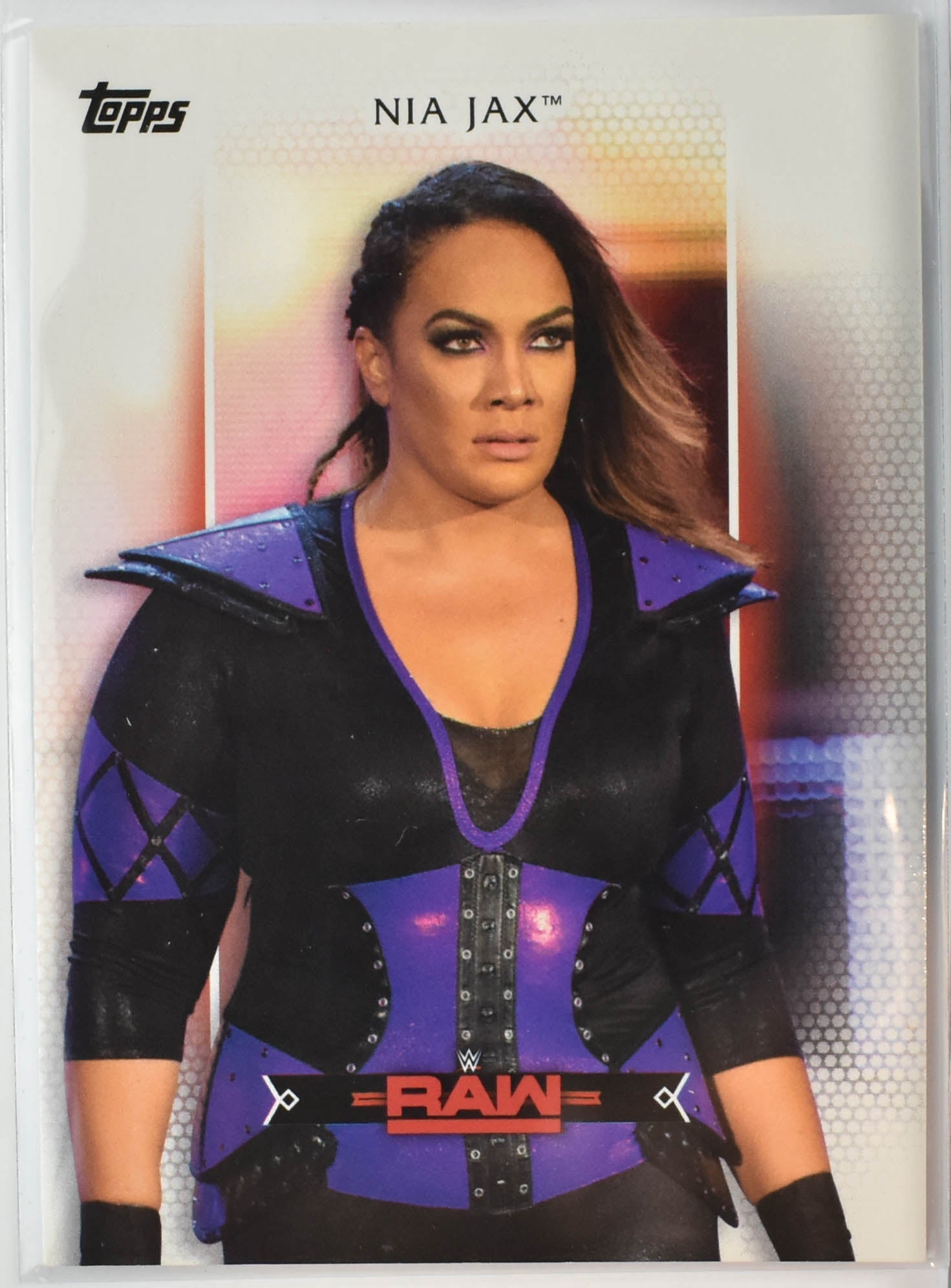 Nia Jax R-22 Topps WWE Wrestling Card 2017 RAW